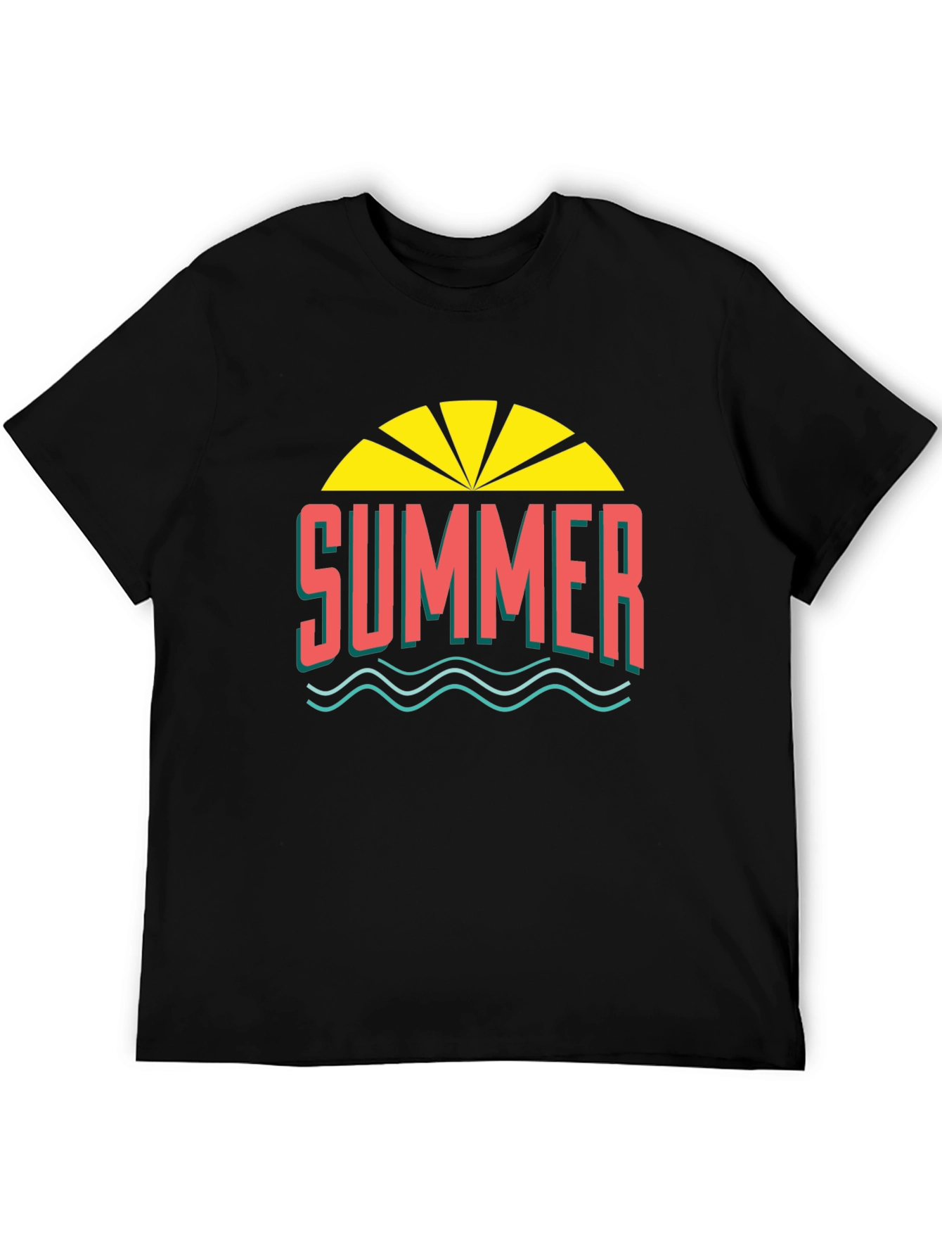 Summer Graphic Tee - Black
