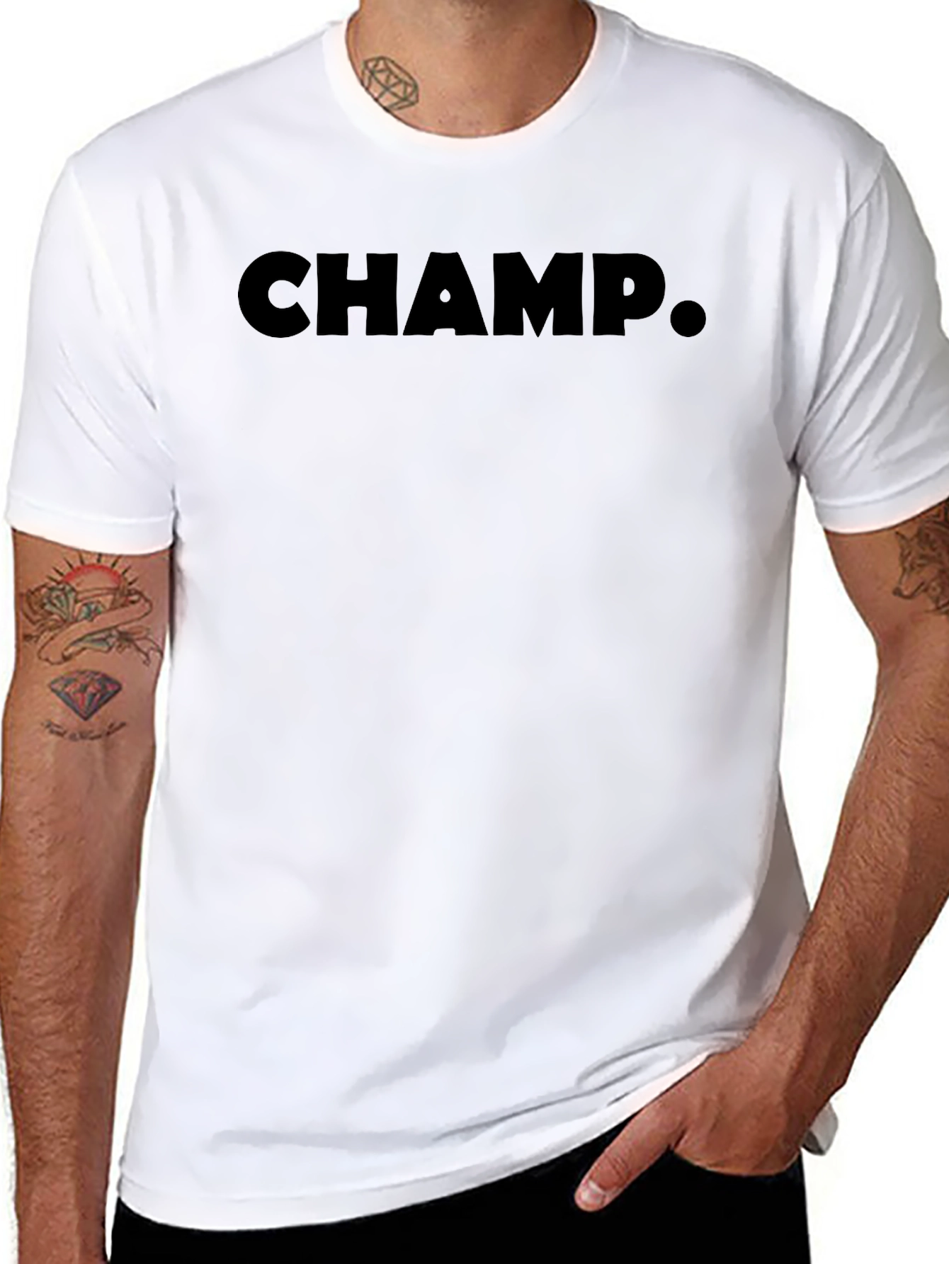 CHAMP. Graphic Tee - Bold Minimalist Design