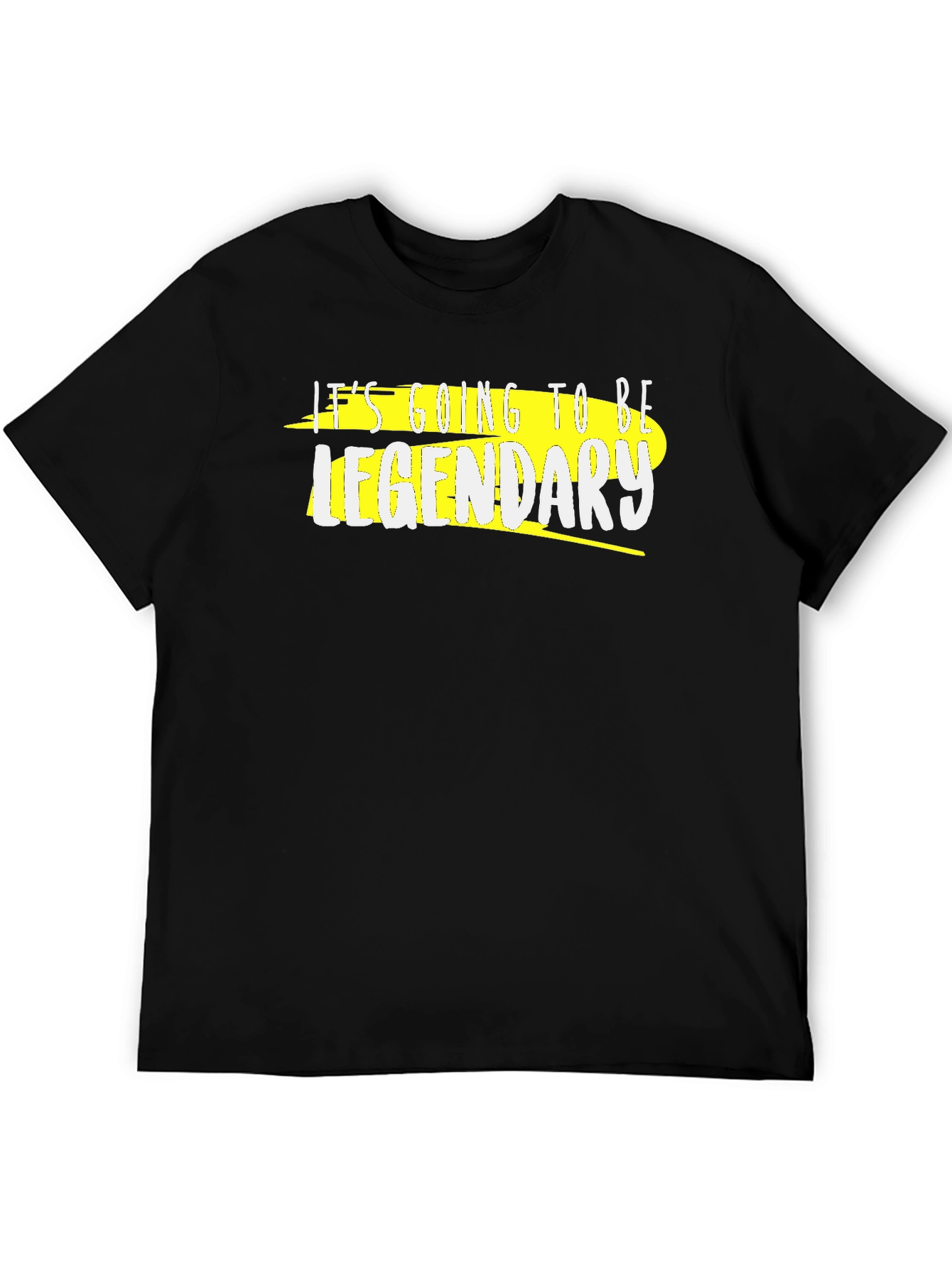 Legendary Graphic Tee - Trendy Black T-Shirt