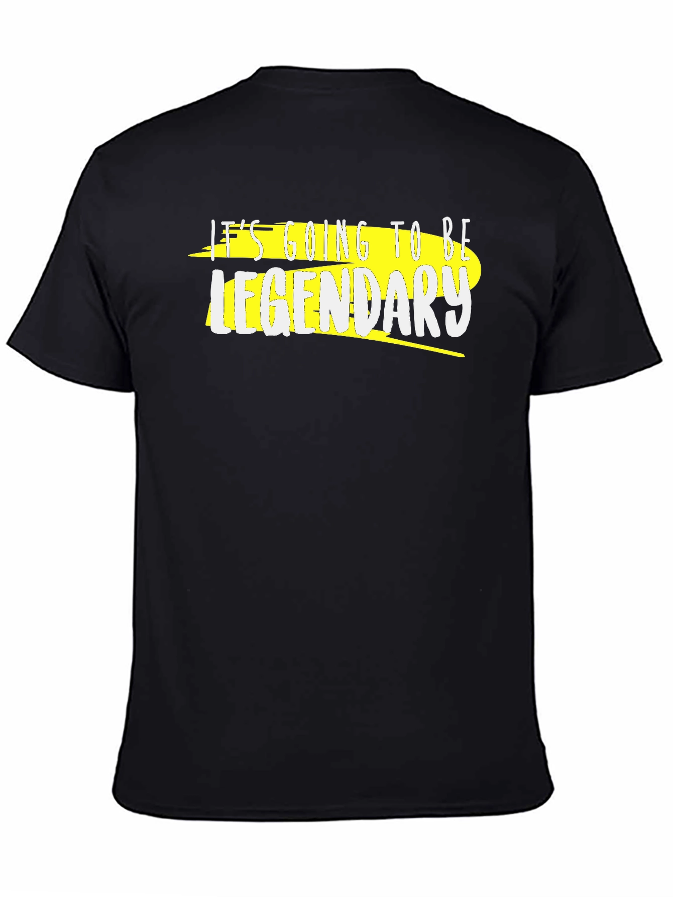 Legendary Graphic Tee - Trendy Black T-Shirt