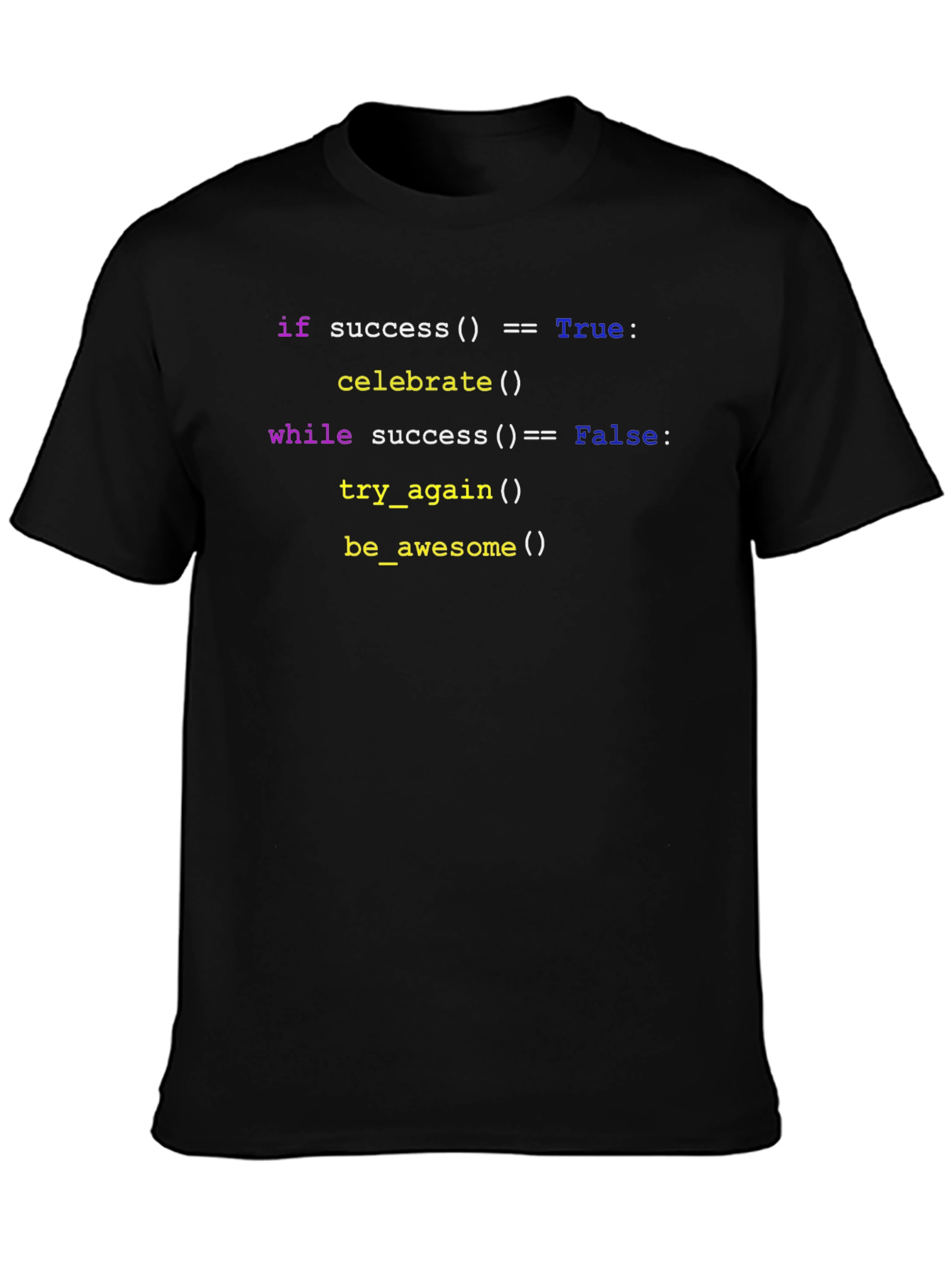 Coders Tee: Success Algorithm T-Shirt