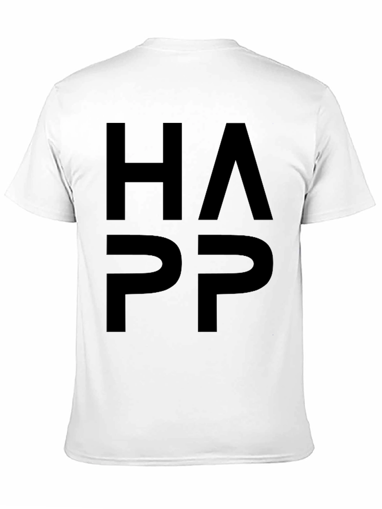 HAPP Black Graphic Tee - Casual Style