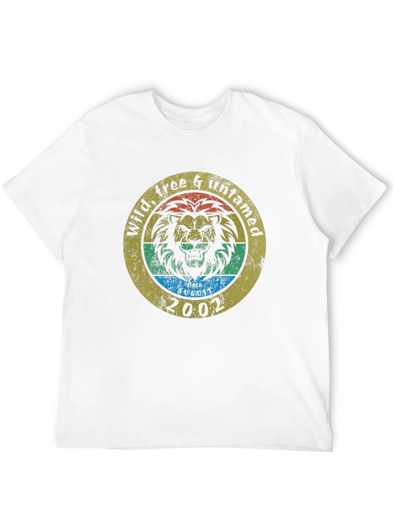 Wild Lion Graphic Tee - Free & Untamed 2002