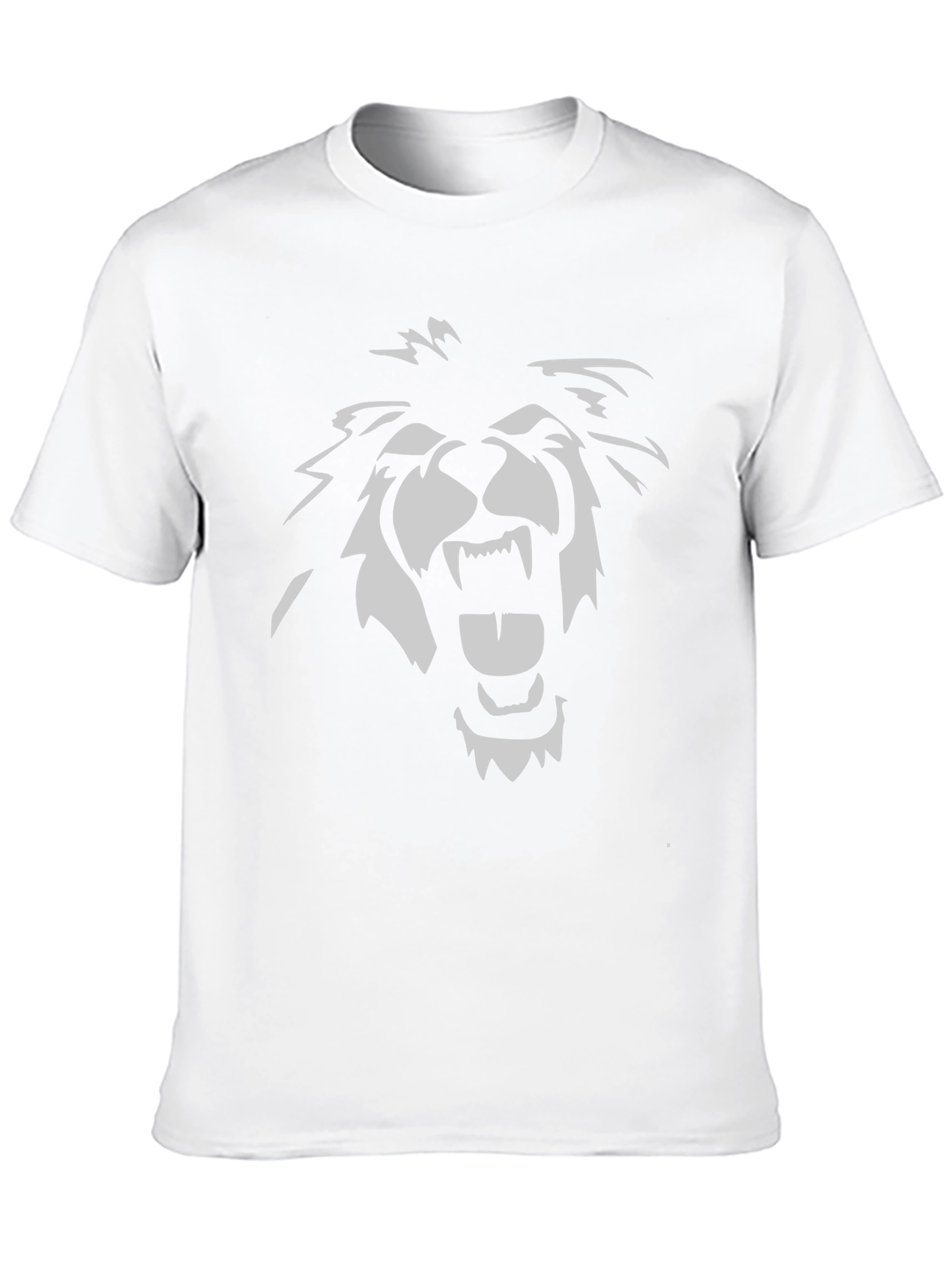 Roaring Lion Graphic Tee - Black Cotton T-Shirt