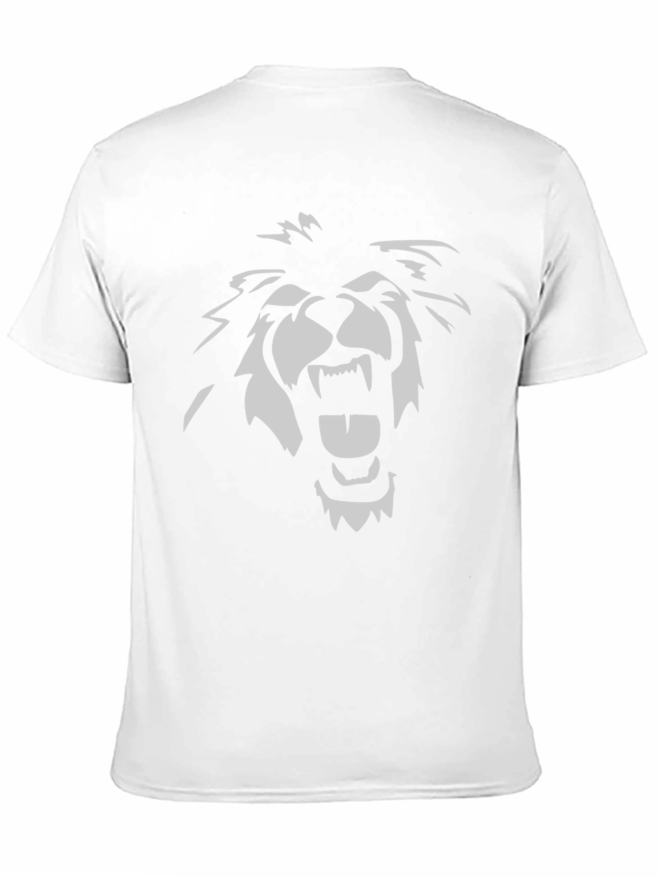 Roaring Lion Graphic Tee - Black Cotton T-Shirt