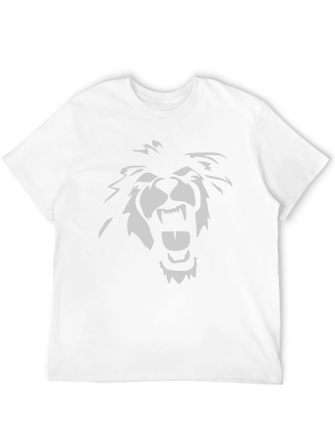 Roaring Lion Graphic Tee - Black Cotton T-Shirt