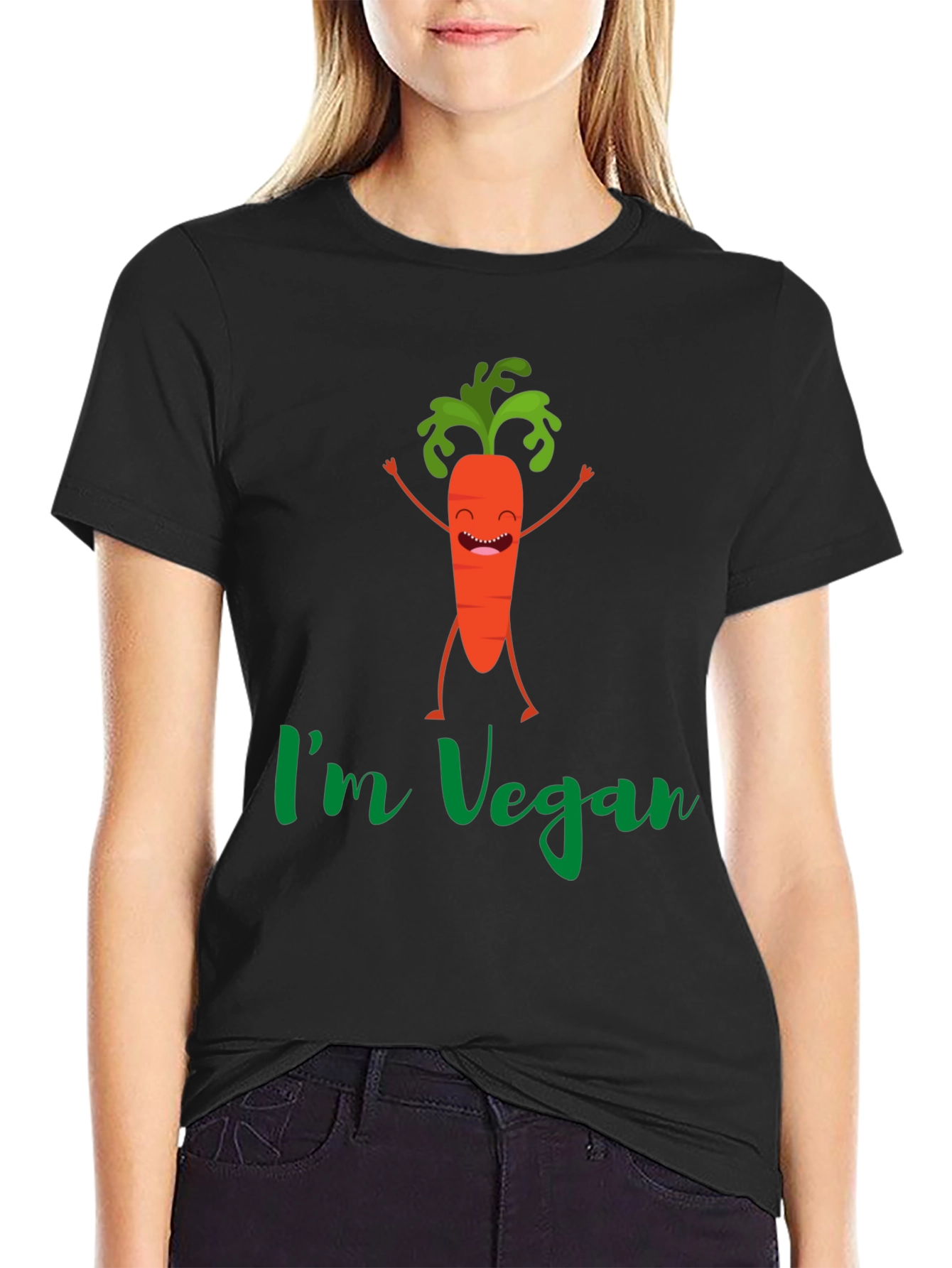 Im Vegan Carrot Graphic T-Shirt