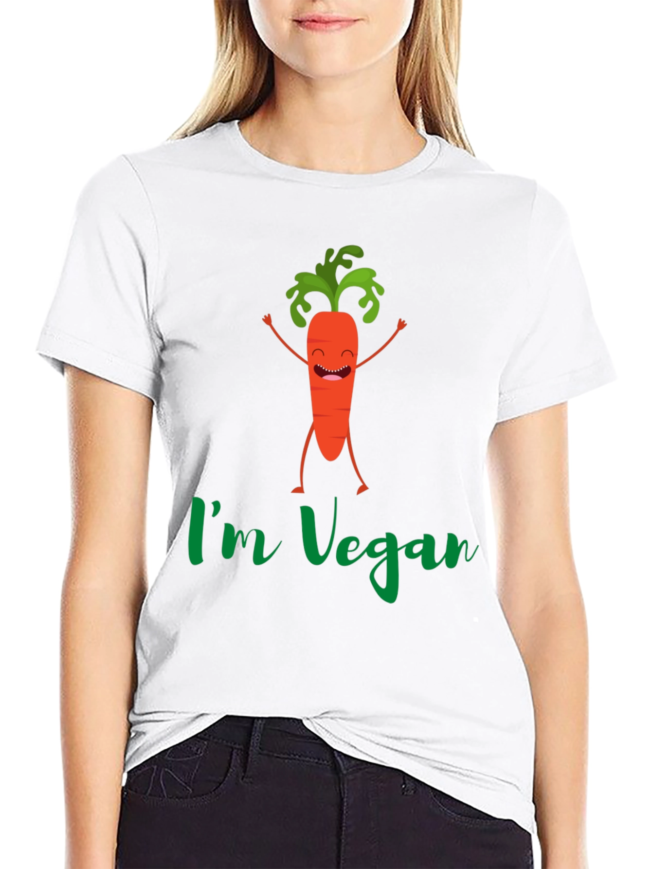 Im Vegan Carrot Graphic T-Shirt