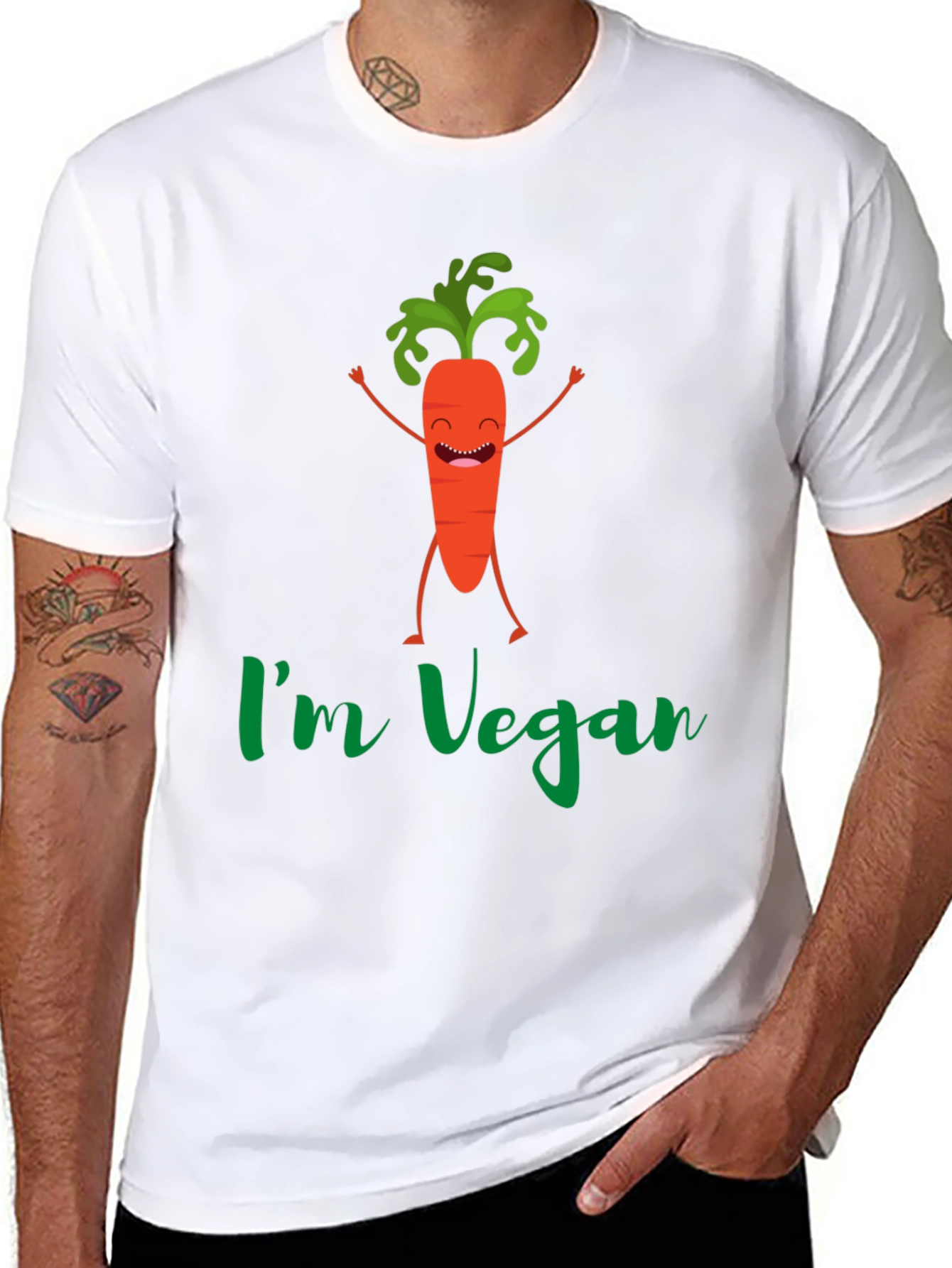 Im Vegan Carrot Graphic T-Shirt