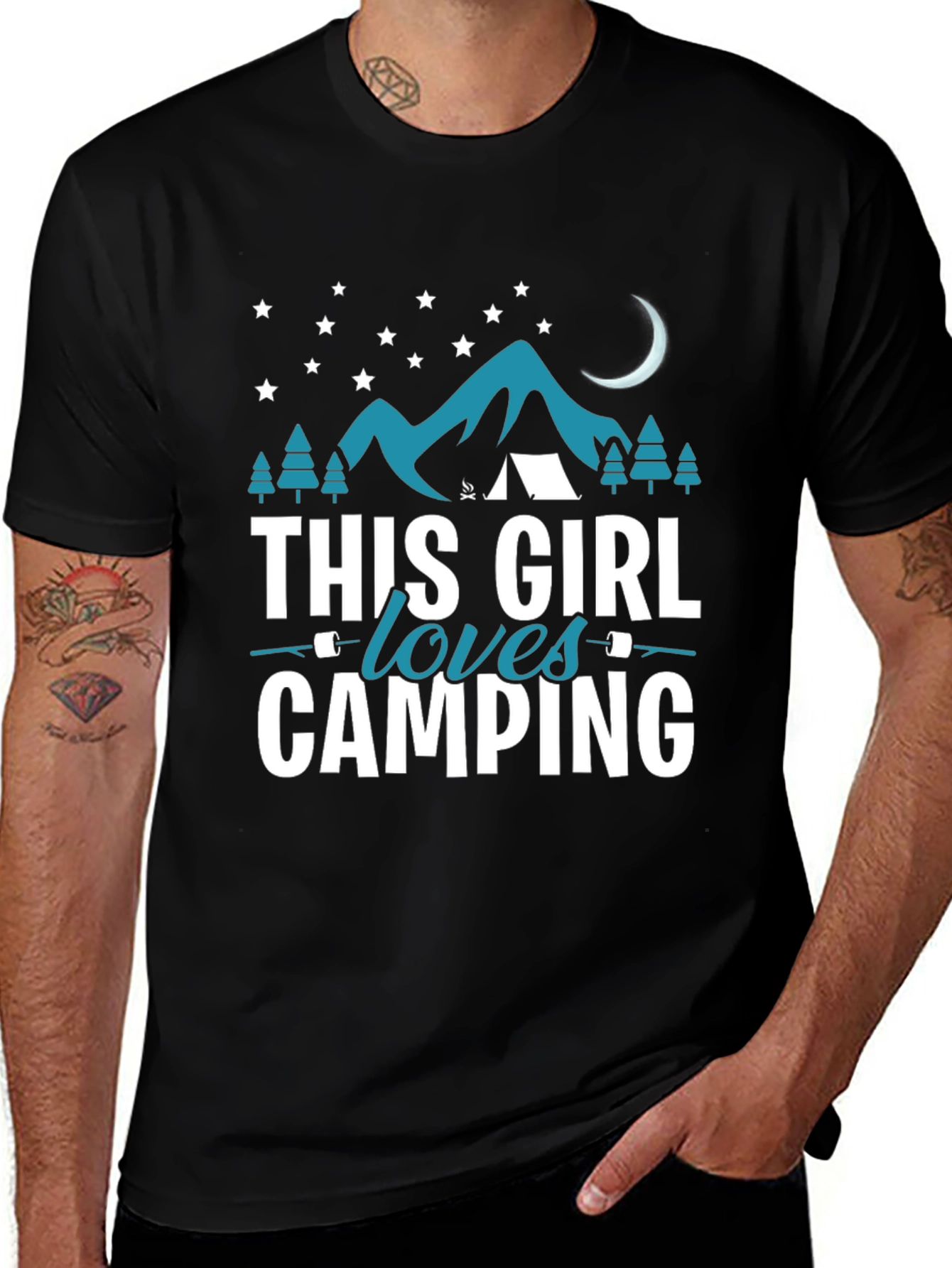 This Girl Loves Camping T-Shirt