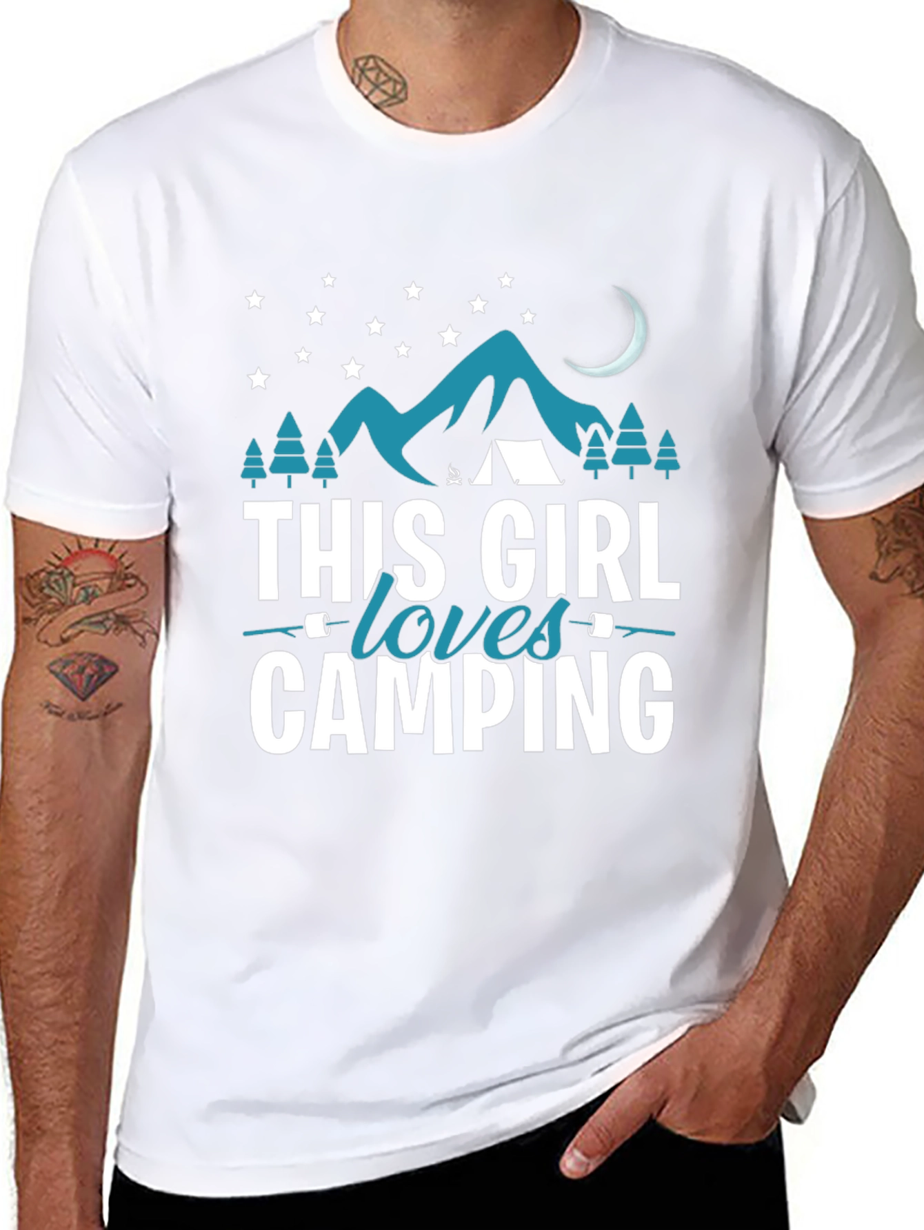 This Girl Loves Camping T-Shirt
