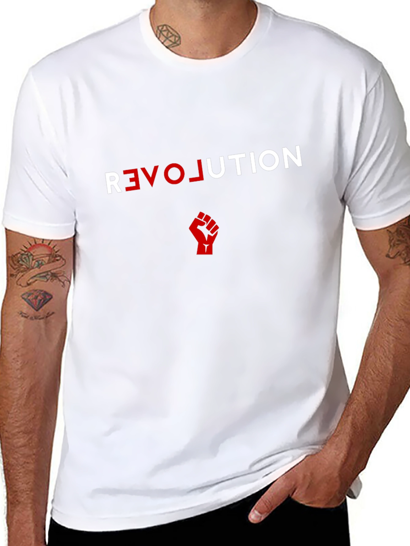 Revolution Graphic T-Shirt - Mens Short Sleeve
