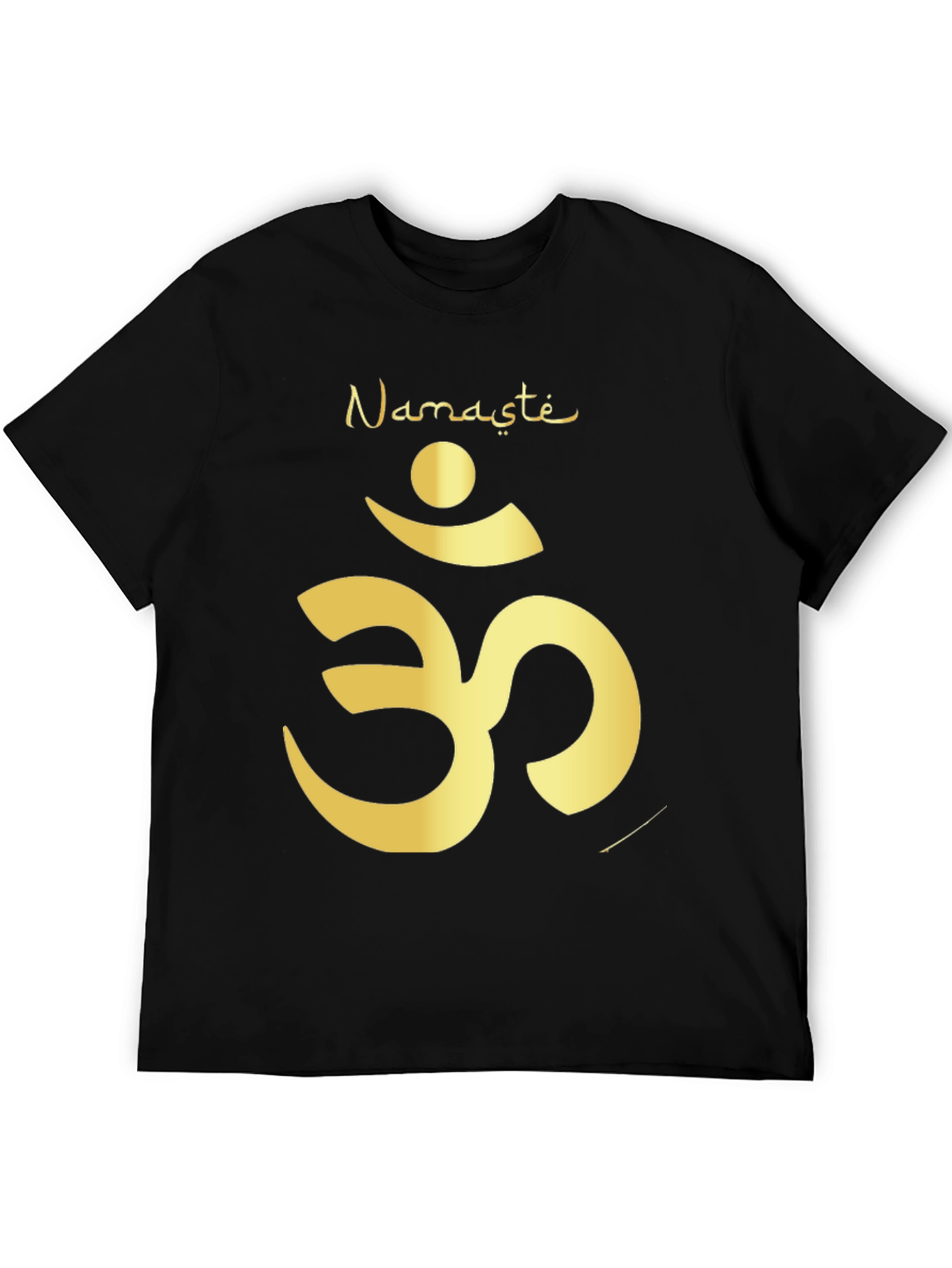 Namaste Om Symbol Black T-Shirt