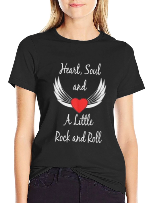 Heart Soul and Rock n Roll Graphic Tee
