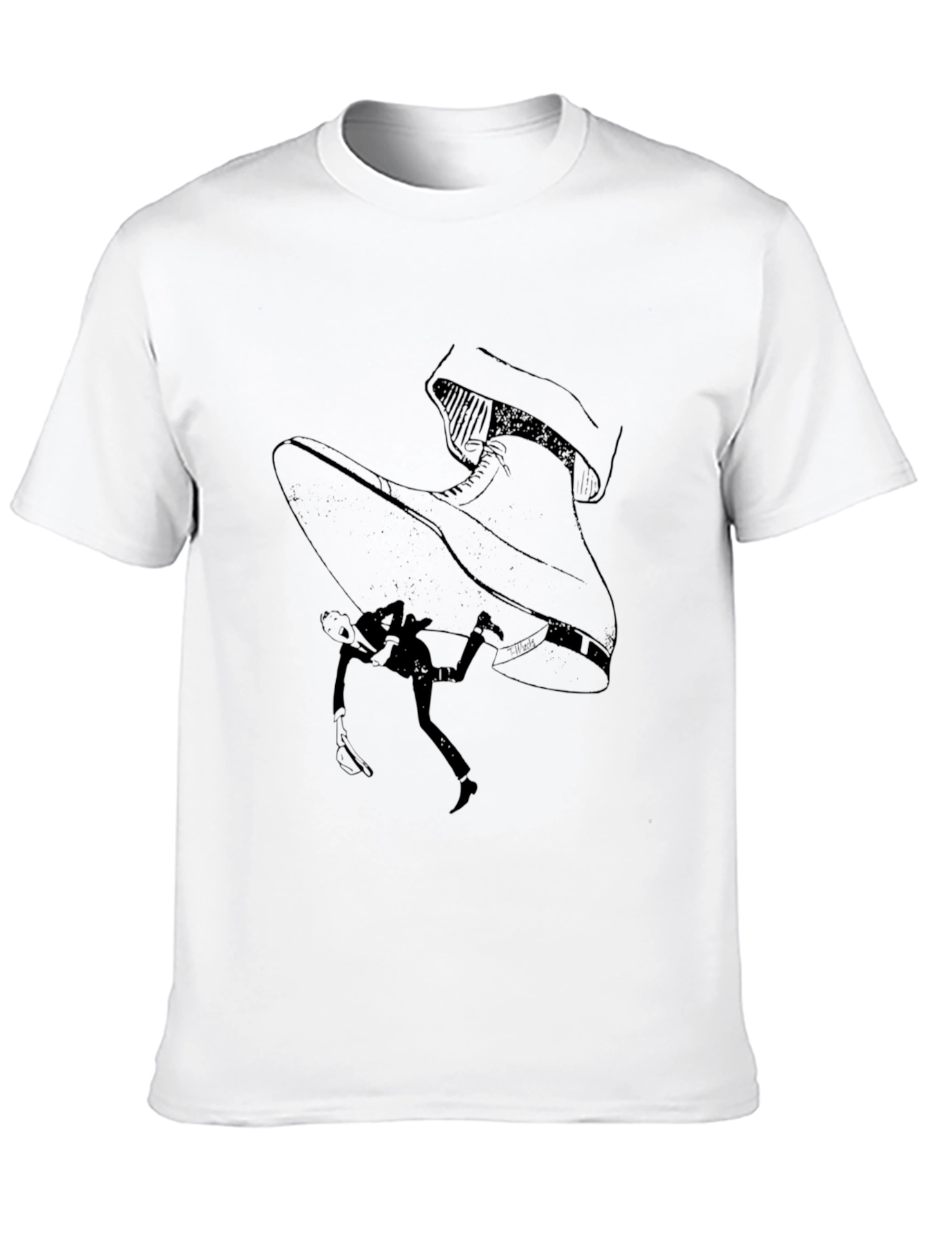 Giant Shoe T-Shirt: Funny Graphic Tee