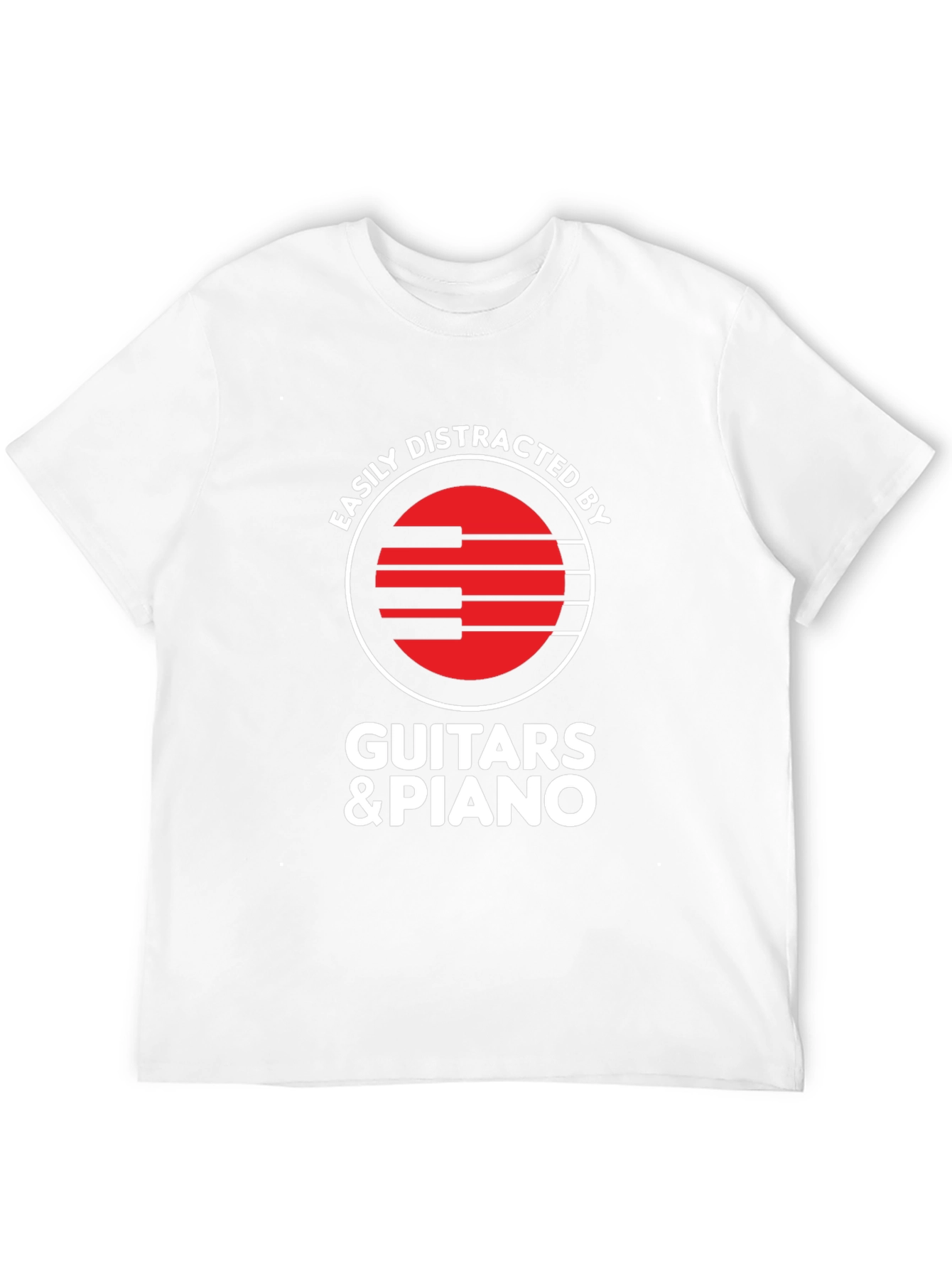 Easily Distracted By Guitars & Piano T-Shirt