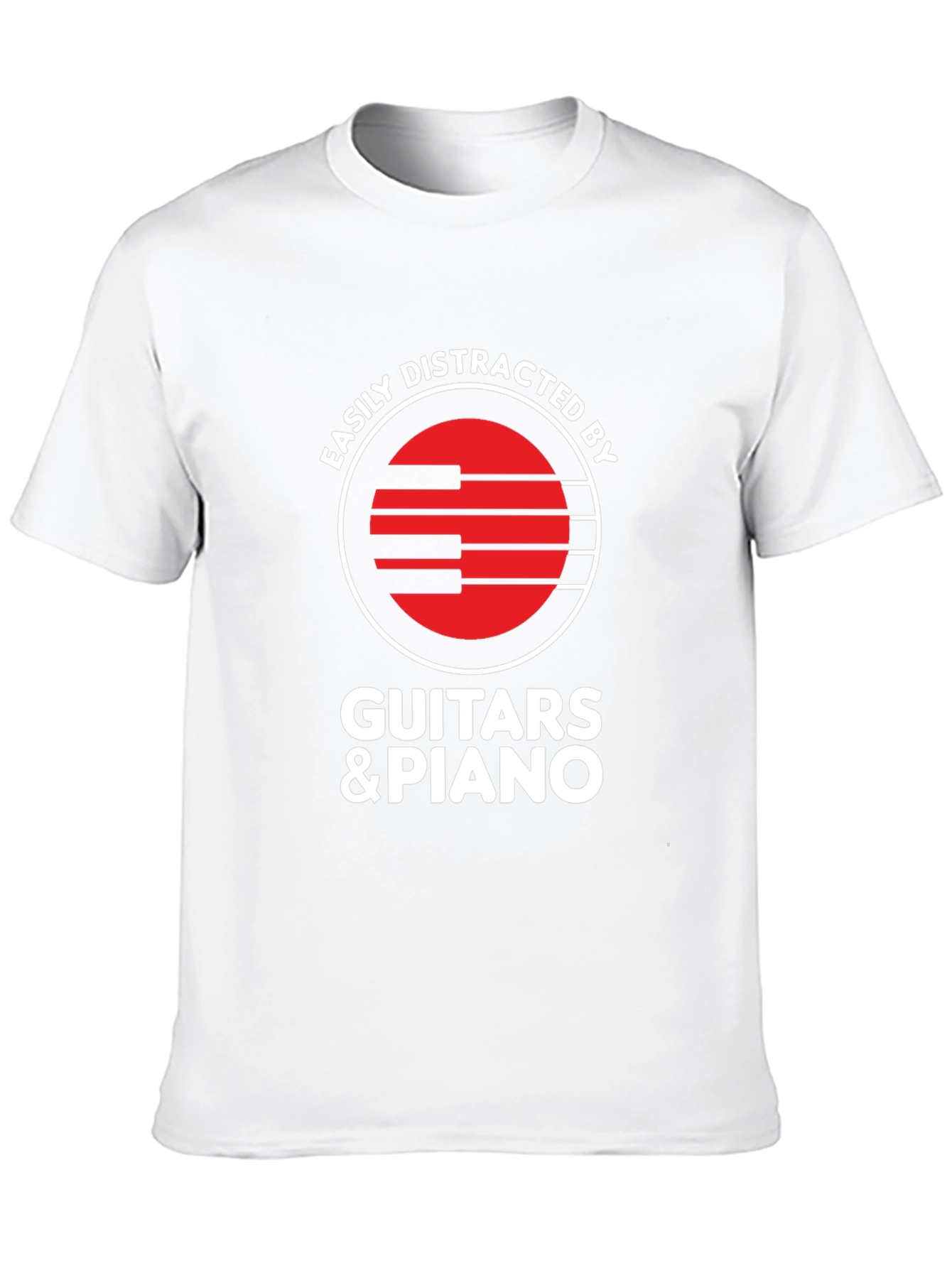 Easily Distracted By Guitars & Piano T-Shirt