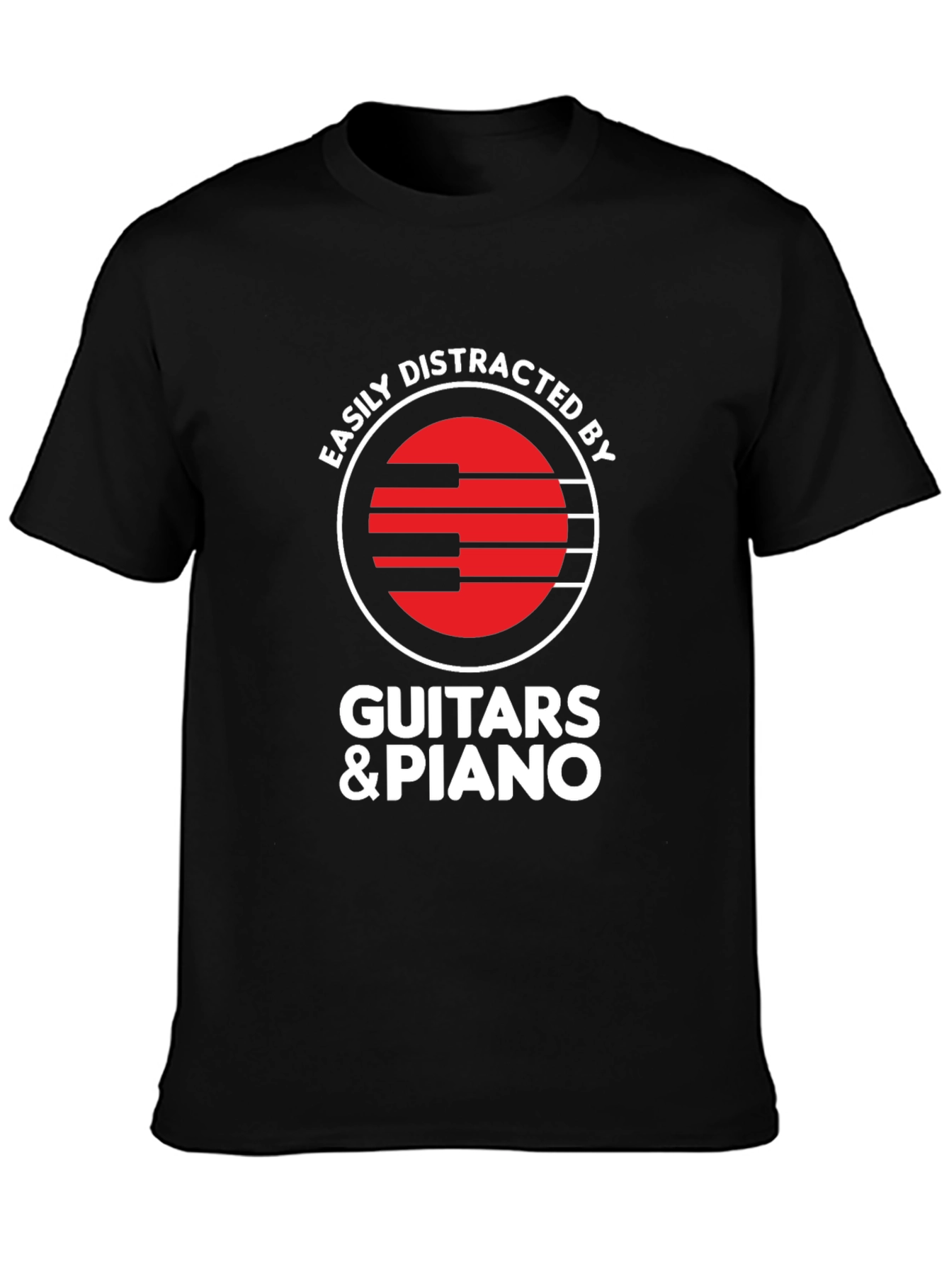 Easily Distracted By Guitars & Piano T-Shirt