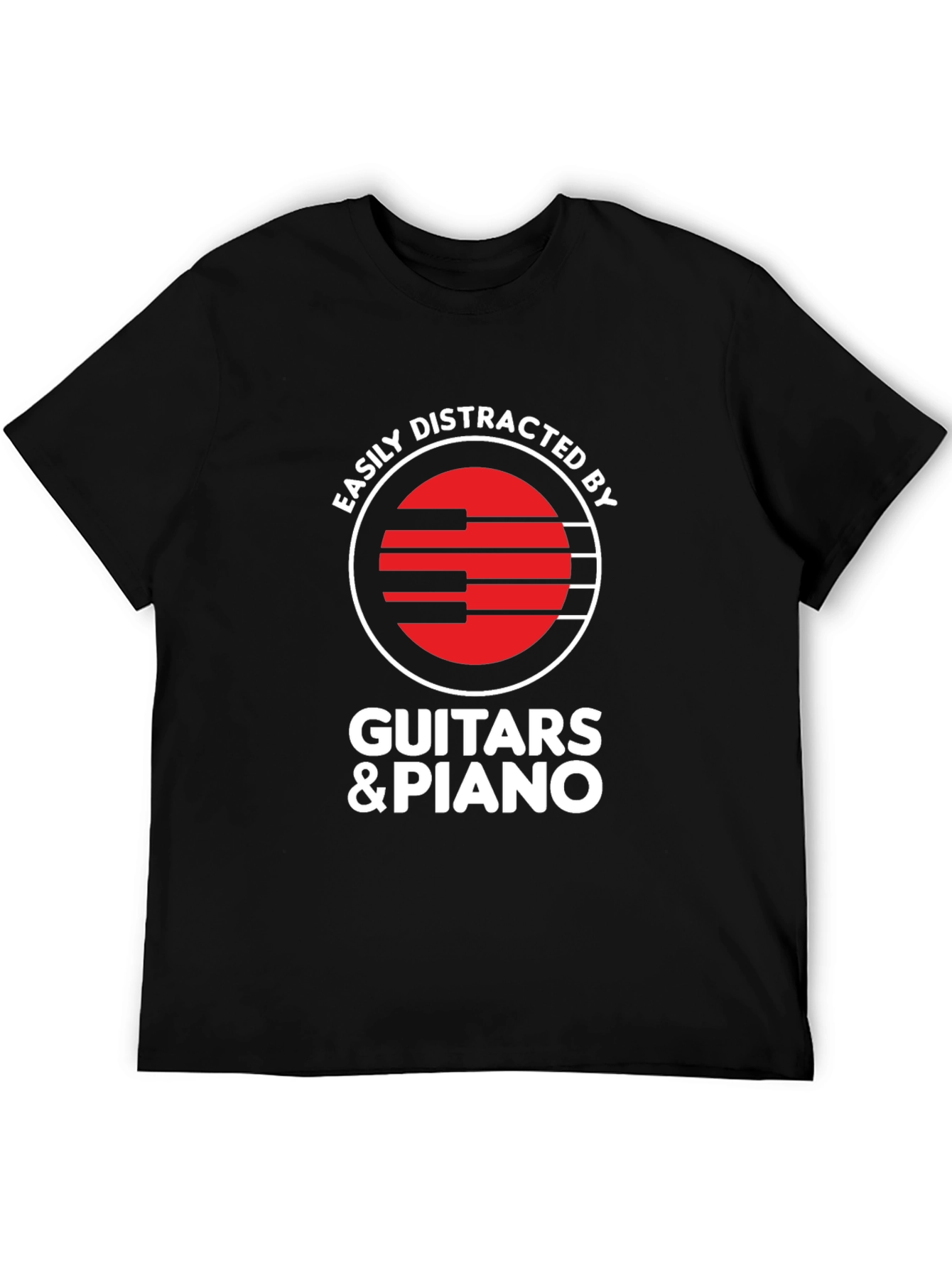 Easily Distracted By Guitars & Piano T-Shirt
