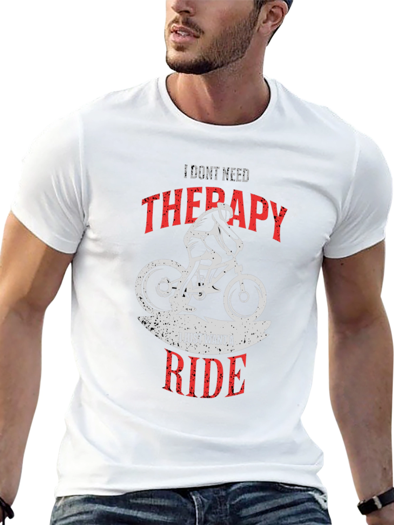 Therapy Ride Mountain Bike Graphic T-Shirt