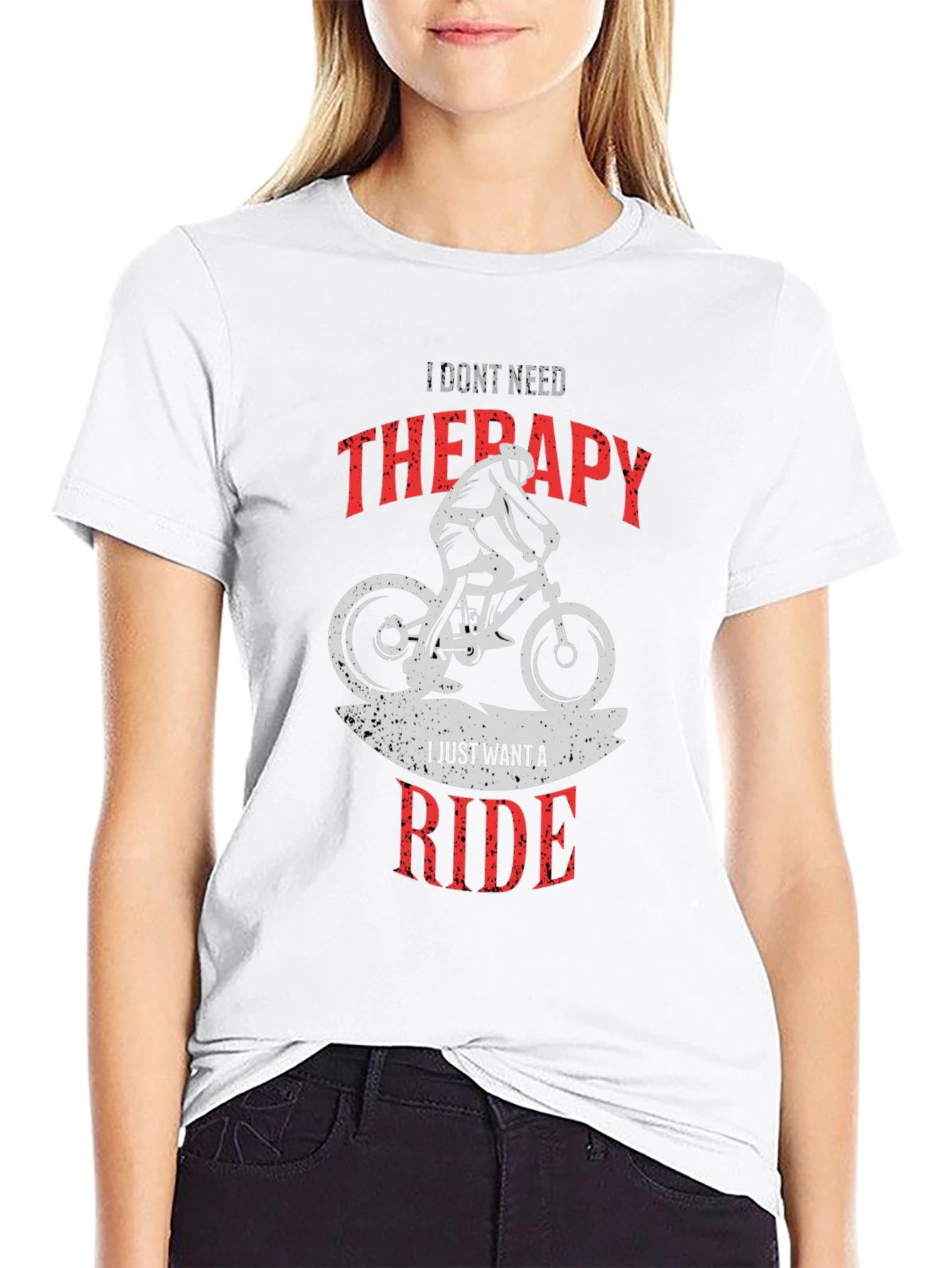 Therapy Ride Mountain Bike Graphic T-Shirt