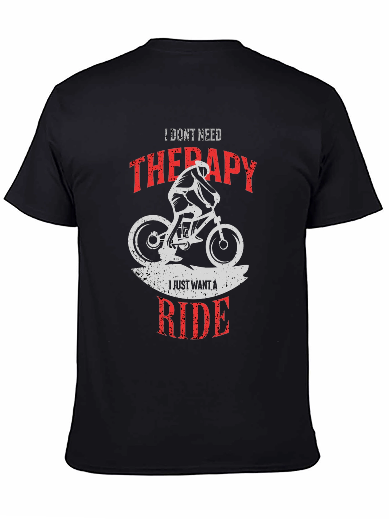 Therapy Ride Mountain Bike Graphic T-Shirt