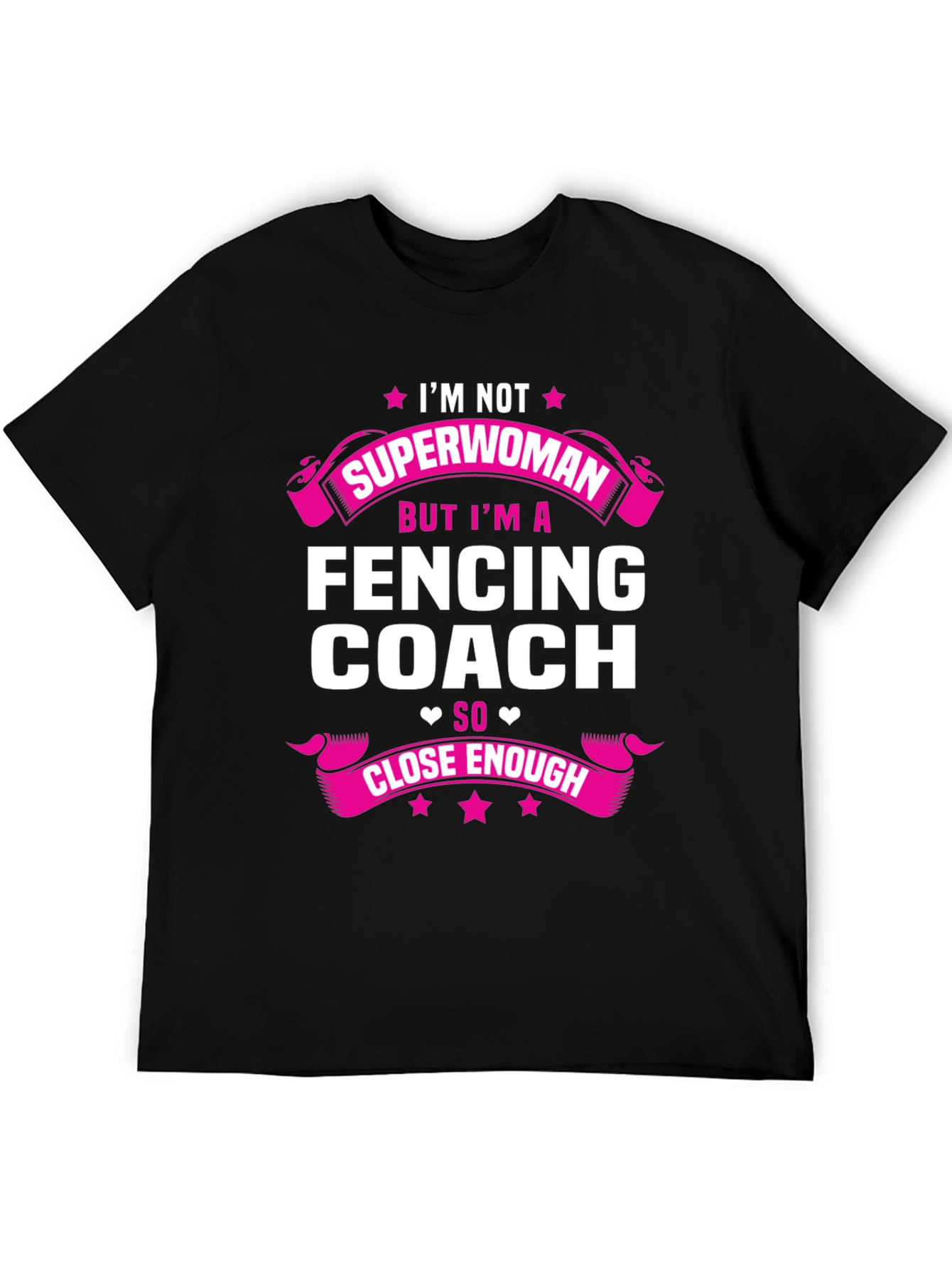 Fencing Coach T-Shirt - Superwoman Gift