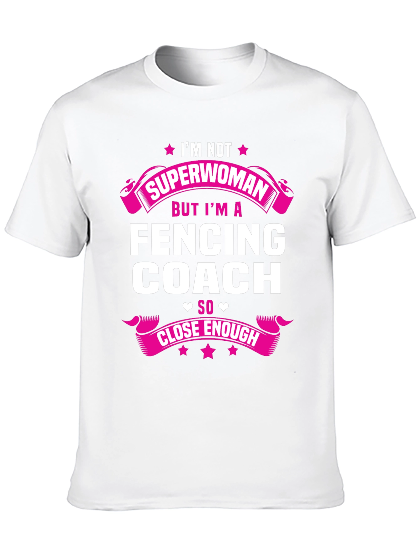 Fencing Coach T-Shirt - Superwoman Gift
