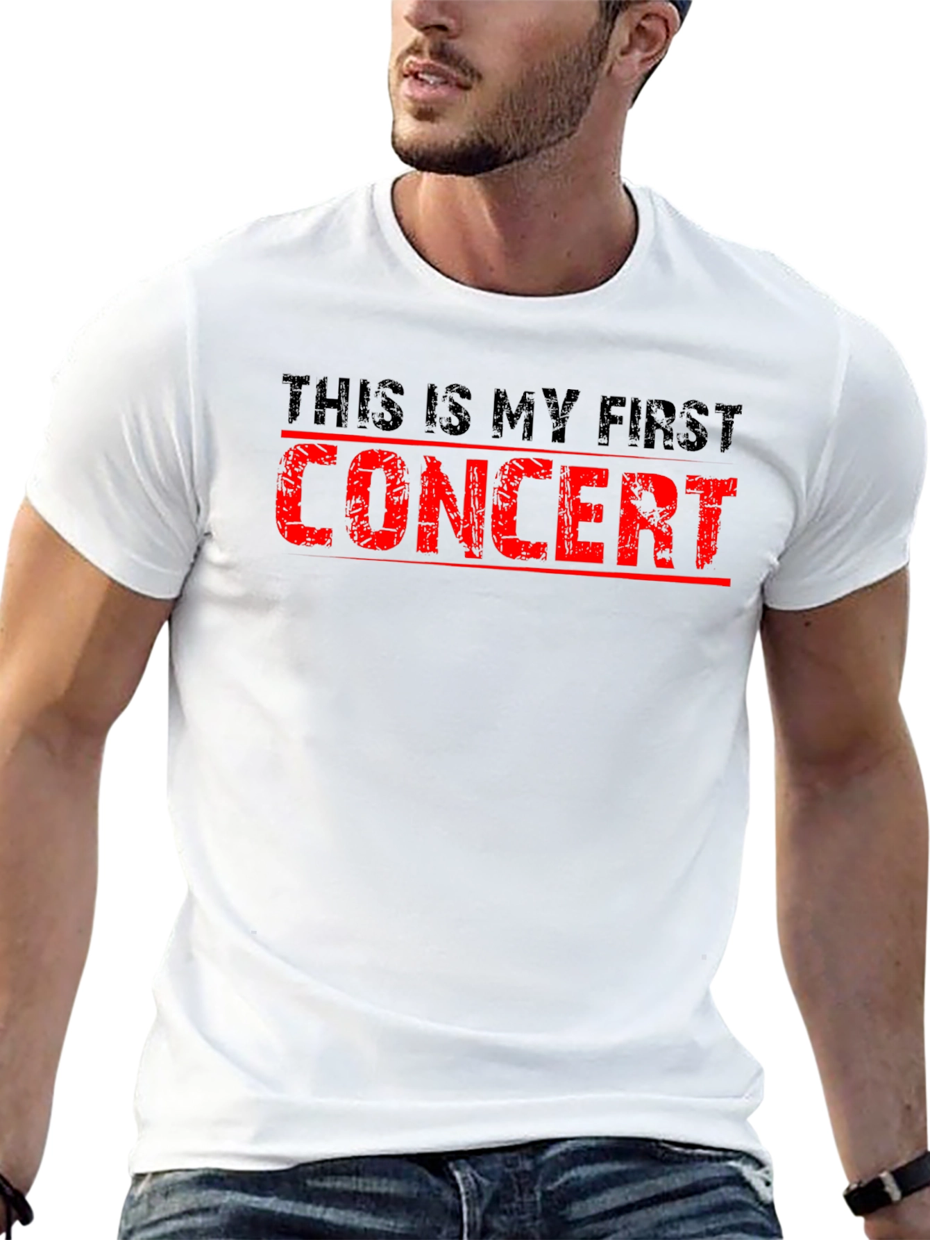 First Concert T-Shirt - Black Cotton Tee