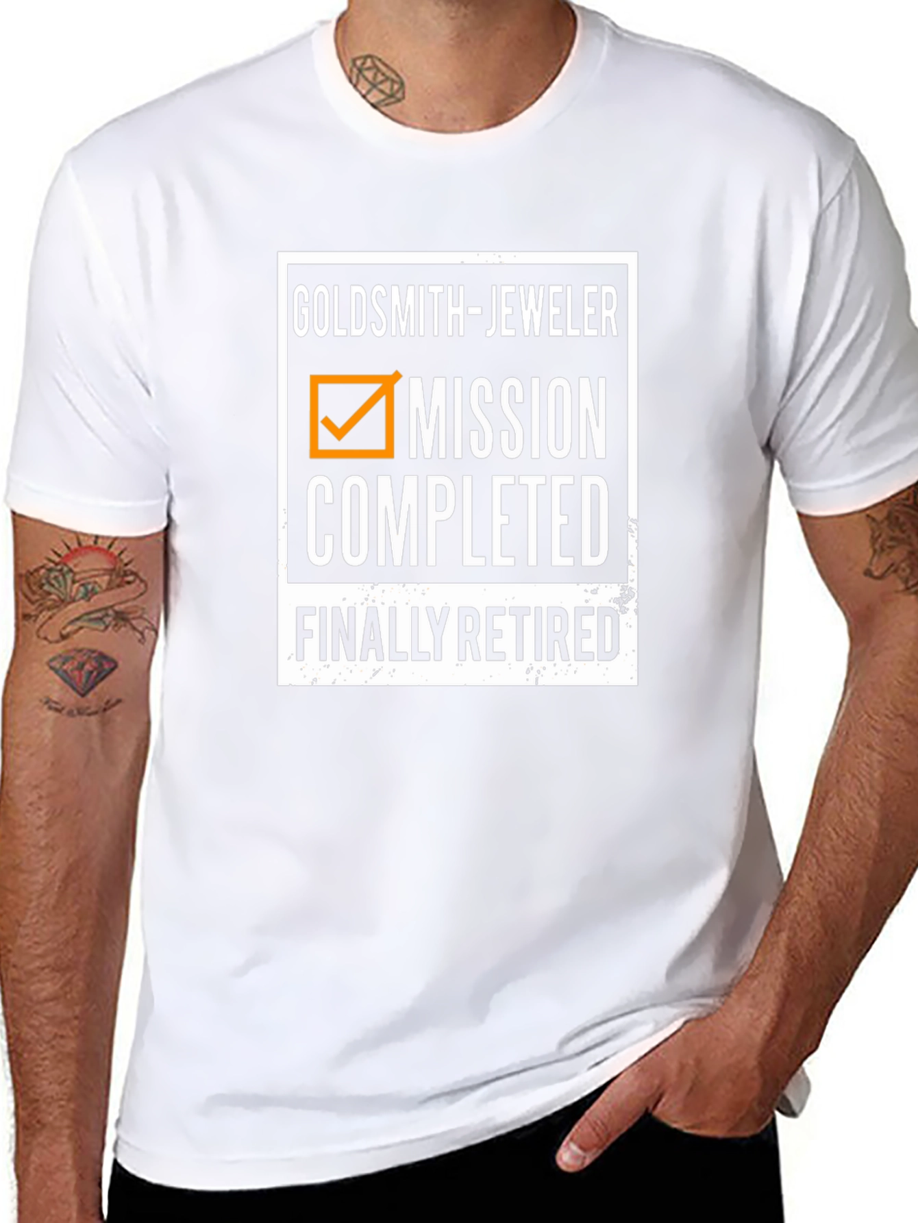 Goldsmith Jeweler Retired T-Shirt - Mission Completed!