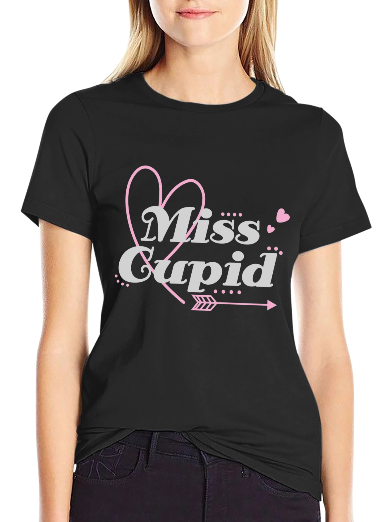 Miss Cupid Graphic T-Shirt - Valentines Day