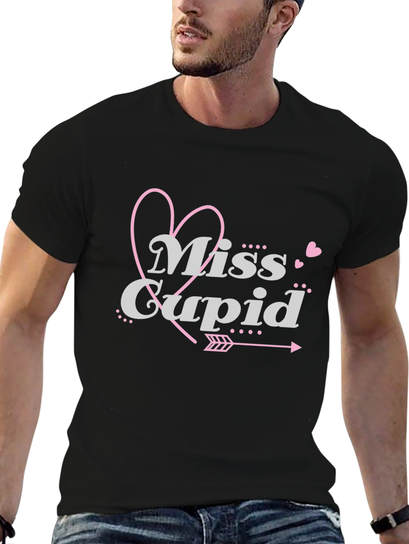 Miss Cupid Graphic T-Shirt - Valentines Day