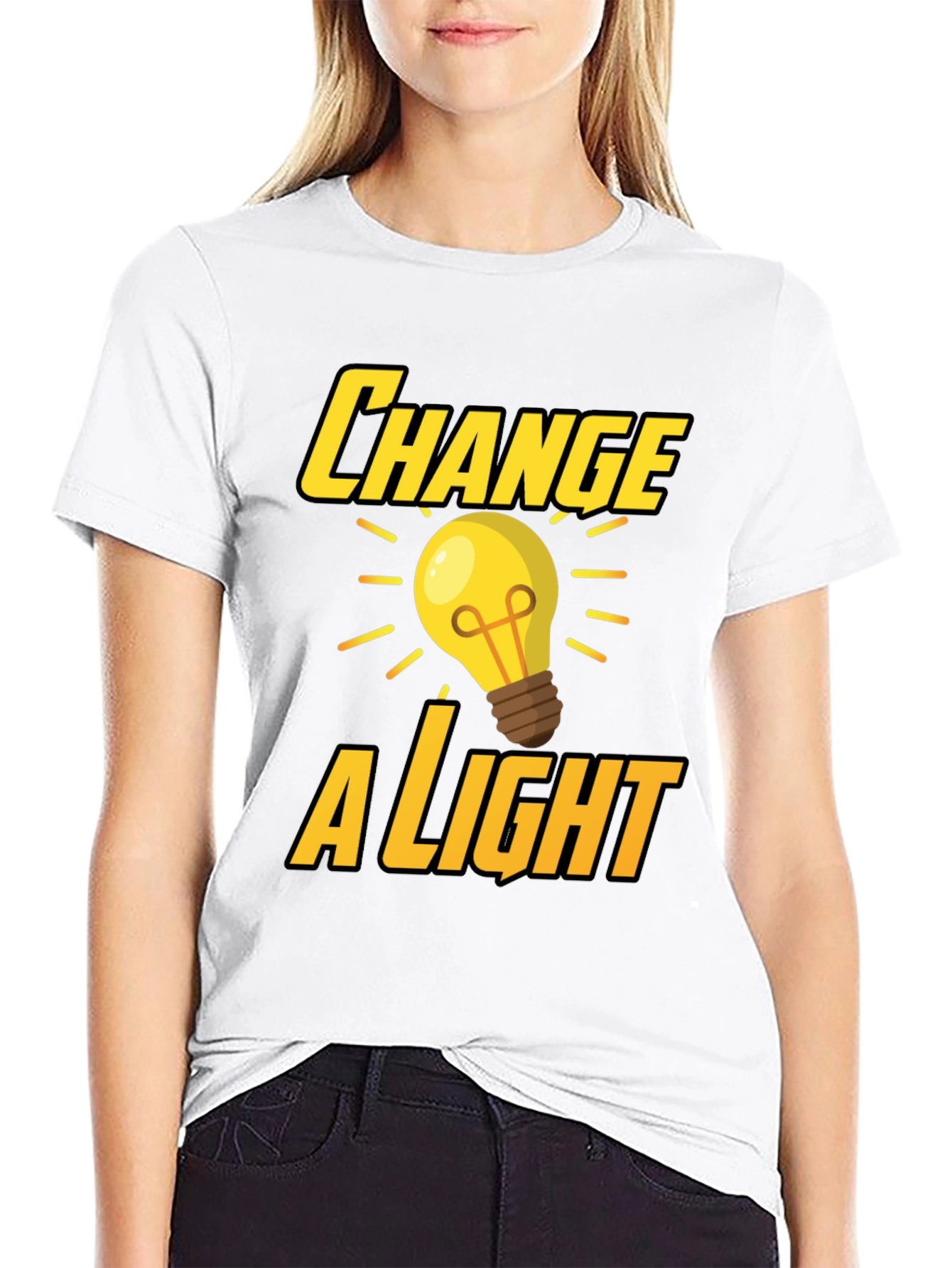 Change a Light T-Shirt - Bright Idea Design