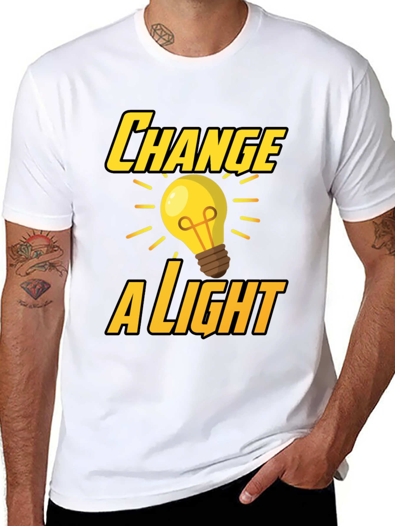 Change a Light T-Shirt - Bright Idea Design