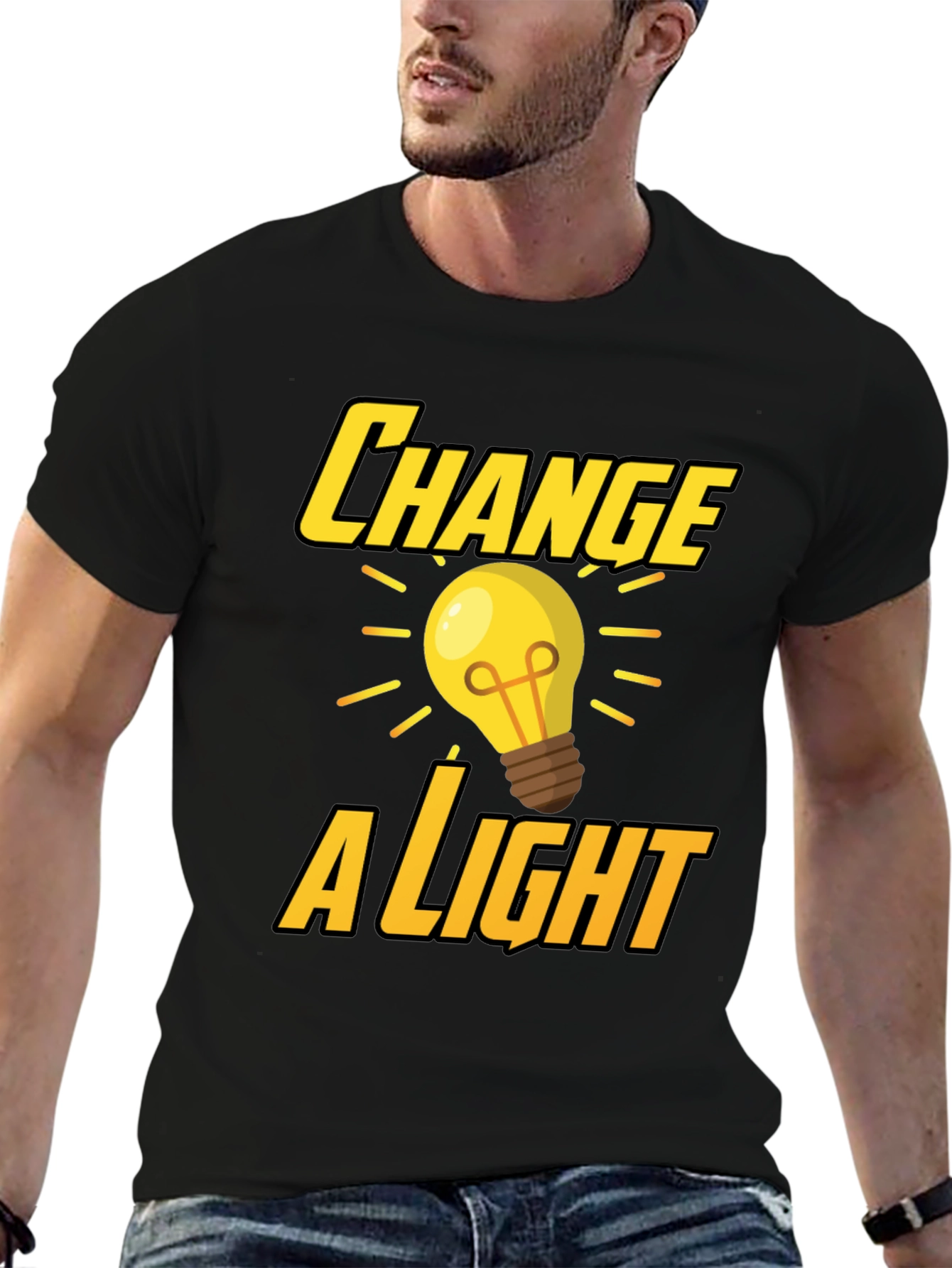Change a Light T-Shirt - Bright Idea Design