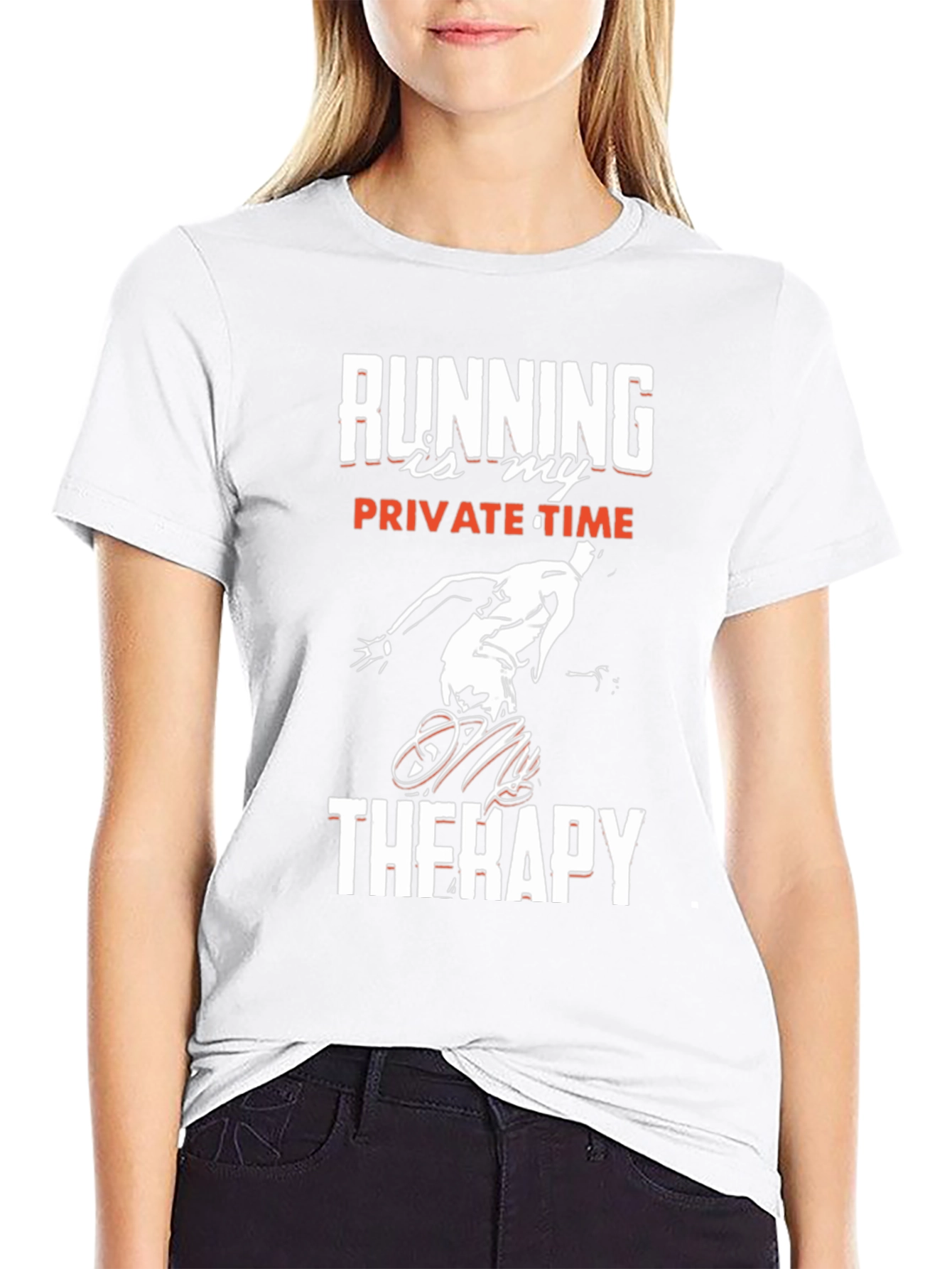 Running Is My Therapy T-Shirt