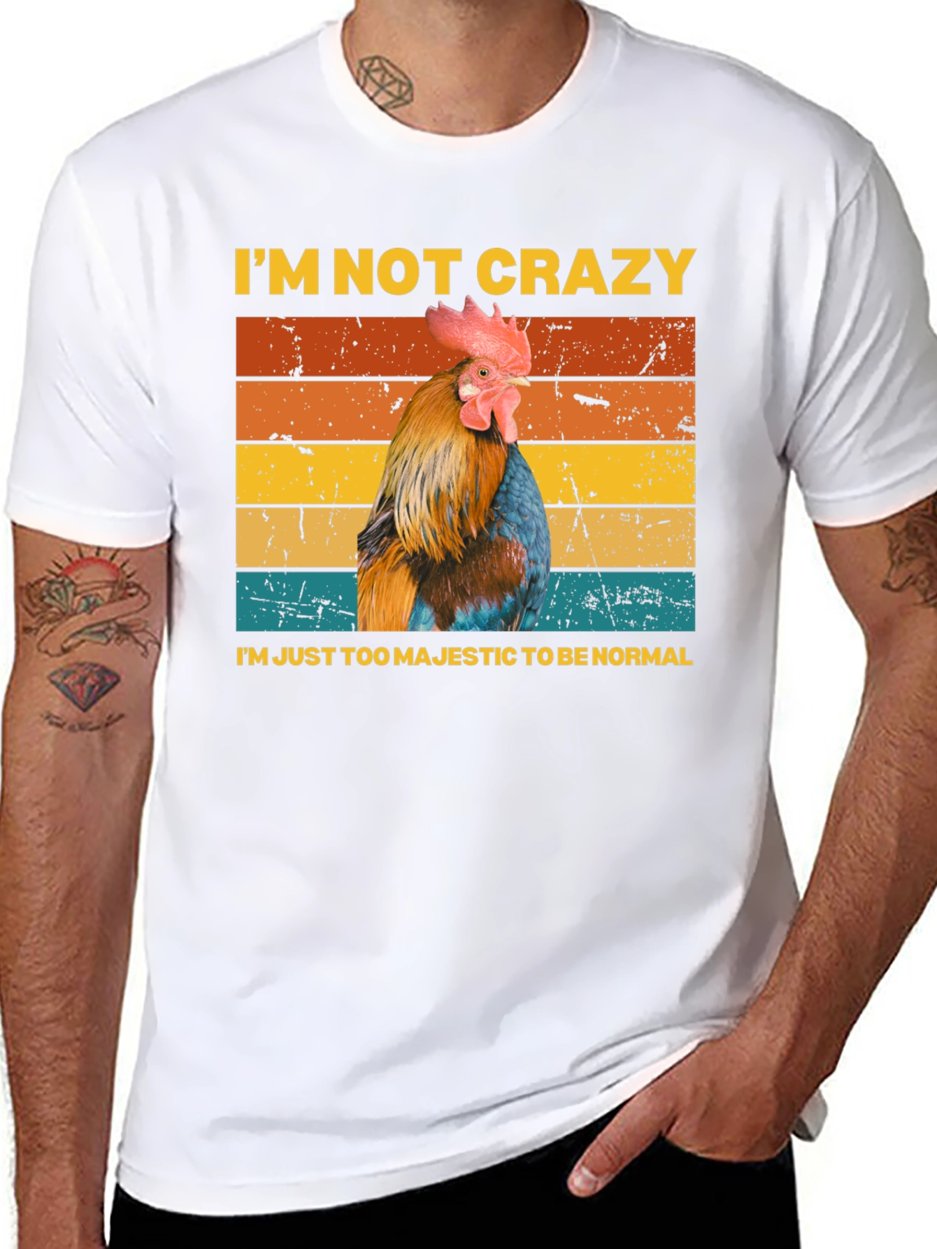 Majestic Chicken T-Shirt - Im Not Crazy