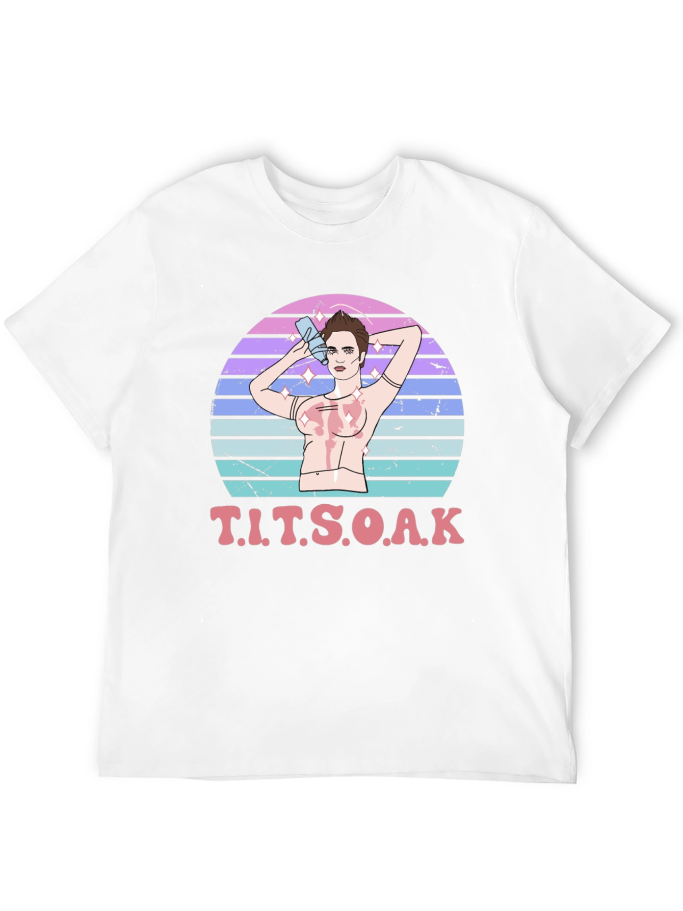 T.I.T.S.O.A.K Black Graphic T-Shirt