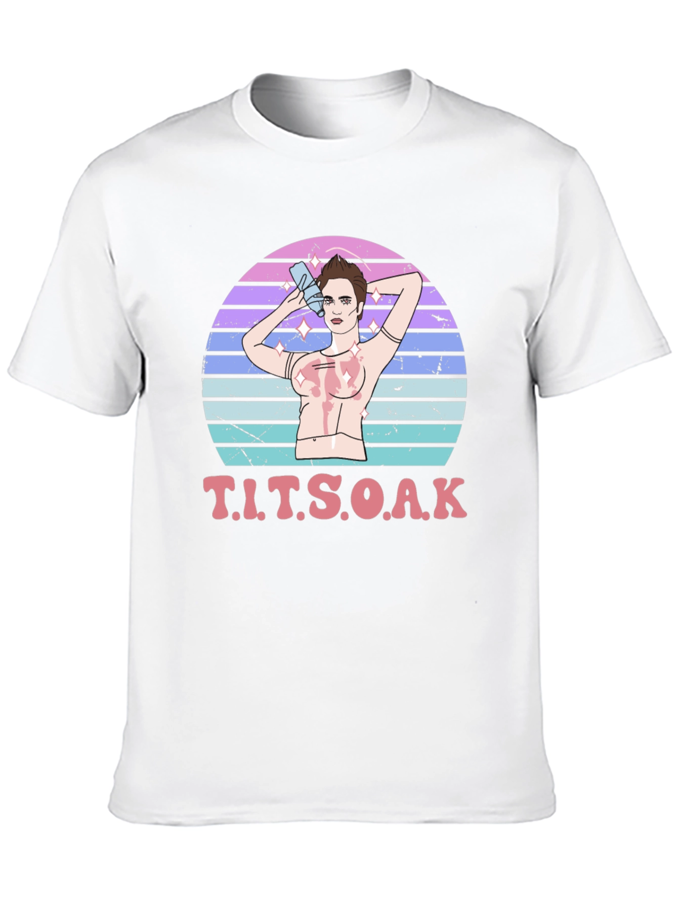 T.I.T.S.O.A.K Black Graphic T-Shirt