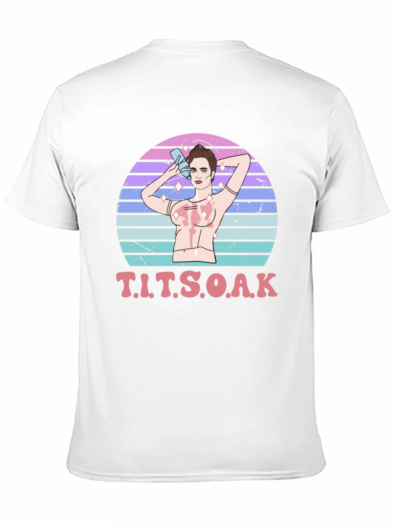 T.I.T.S.O.A.K Black Graphic T-Shirt