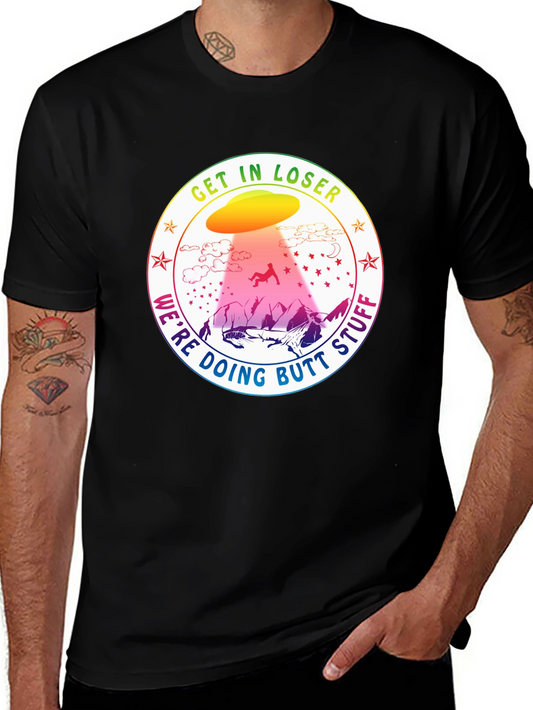 Get In Loser UFO Abduction T-Shirt