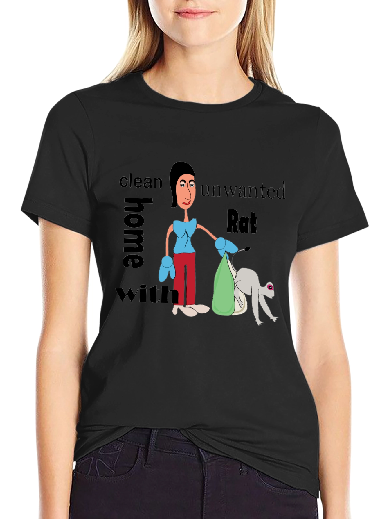Funny Clean Home Rat T-Shirt