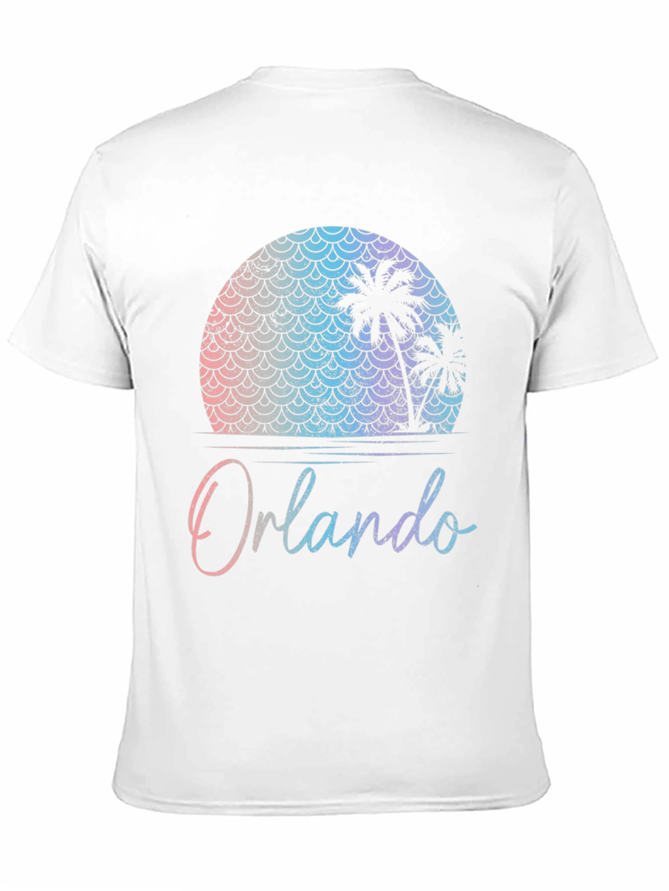 Orlando Palm Tree Sunset Graphic T-Shirt