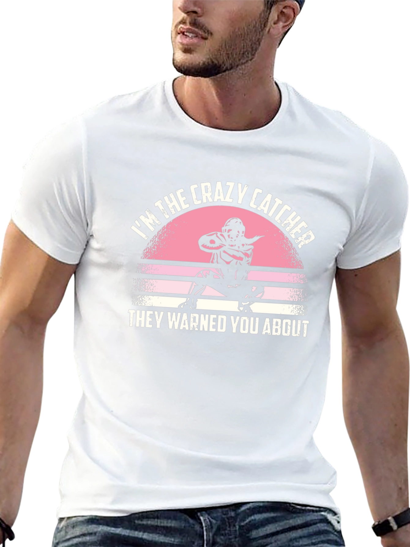Crazy Catcher Graphic T-Shirt
