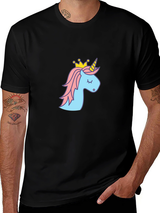 Unicorn Crown T-Shirt - Black