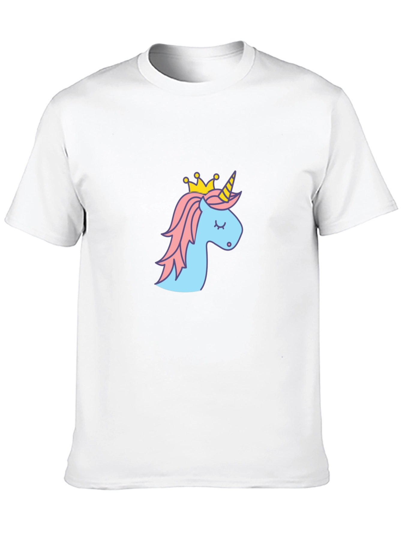 Unicorn Crown T-Shirt - Black