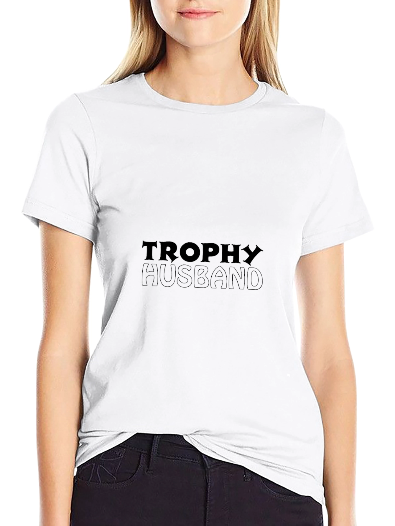 Trophy Husband Black T-Shirt