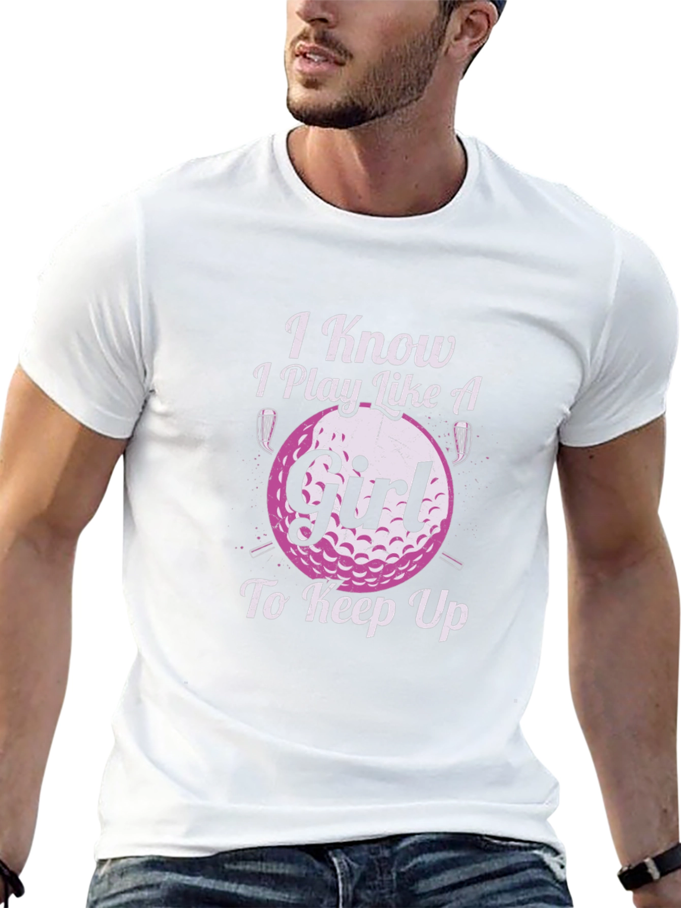 I Know I Play Like A Girl Golf T-Shirt