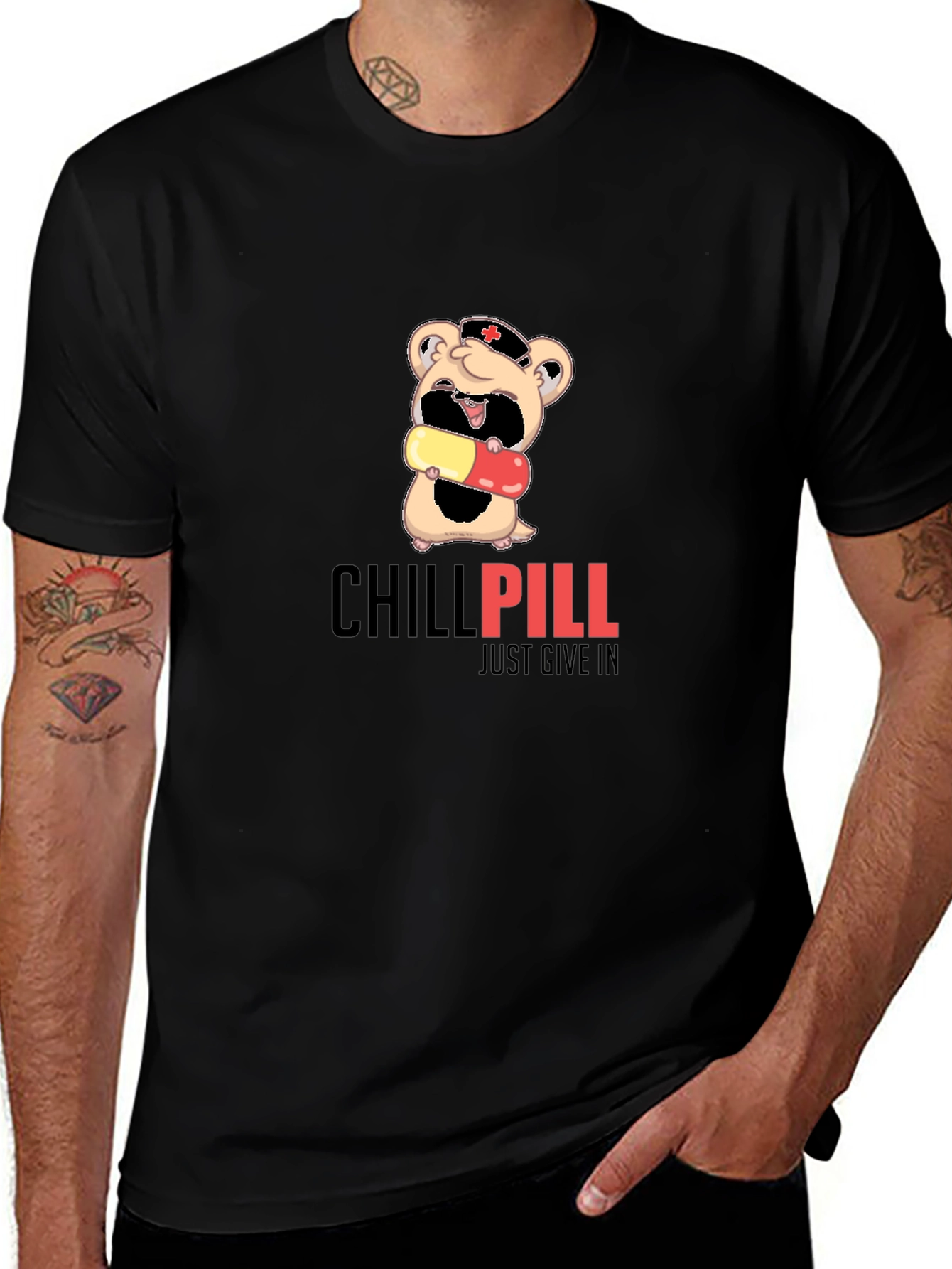 Chill Pill T-Shirt - Humorous Graphic Tee