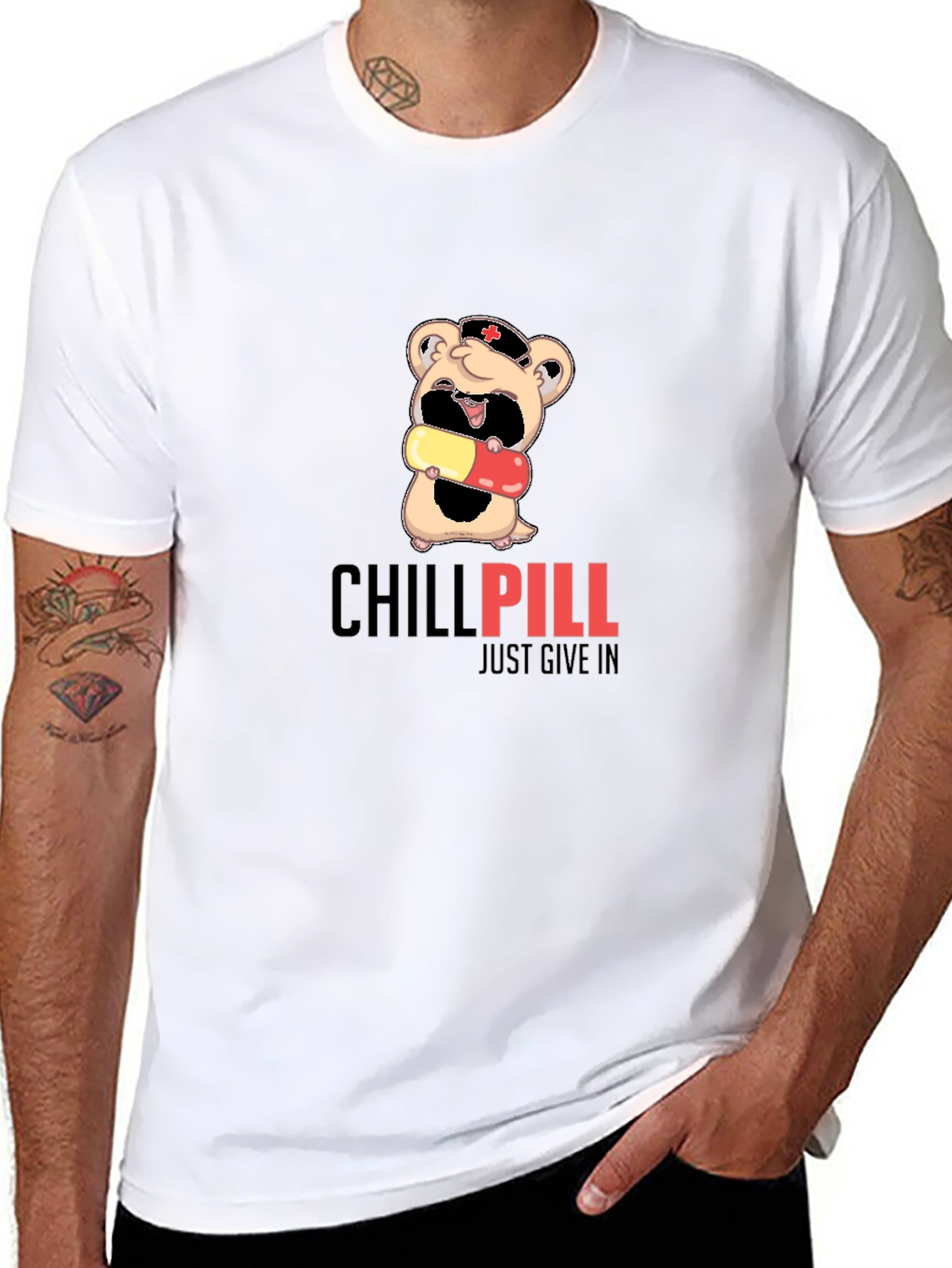 Chill Pill T-Shirt - Humorous Graphic Tee